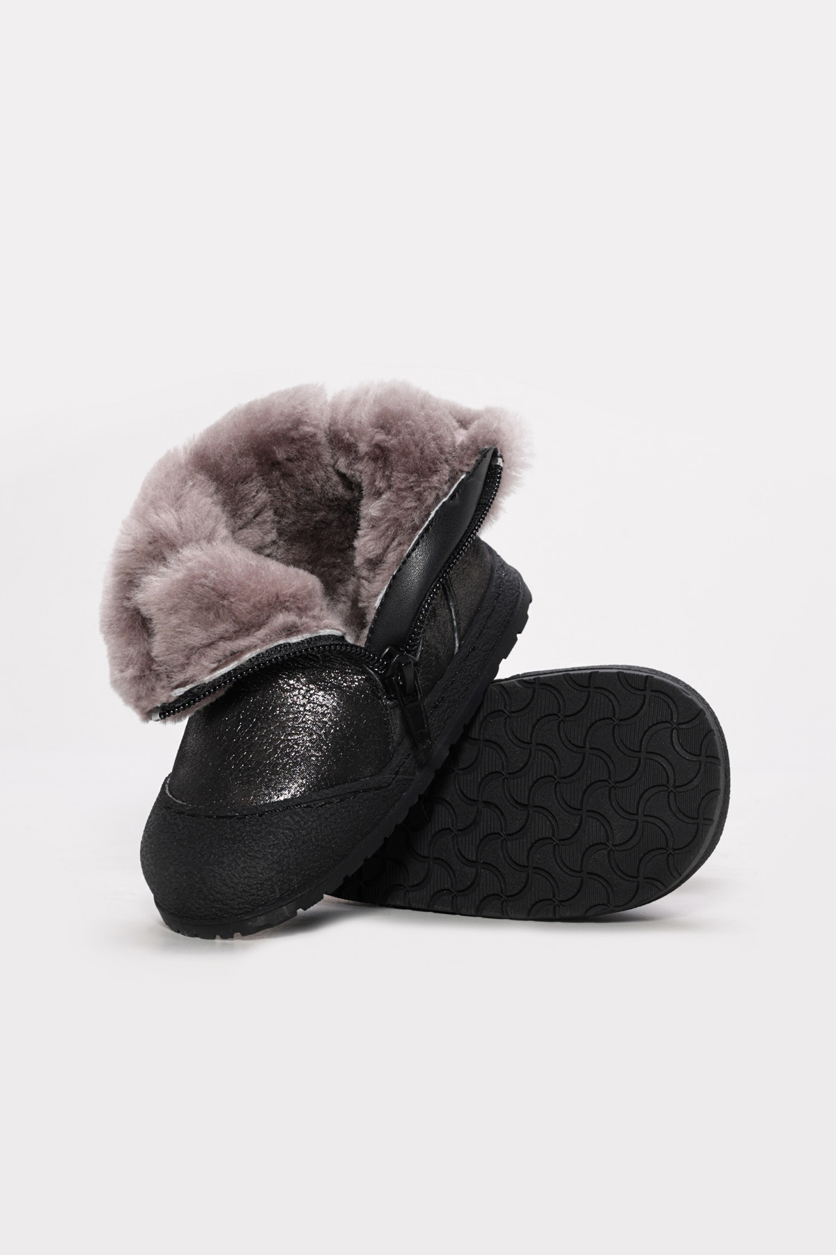 Hakiki Deri Kürklü Unisex Çocuk Klasik Bot 157KXA2713 - Görsel 4