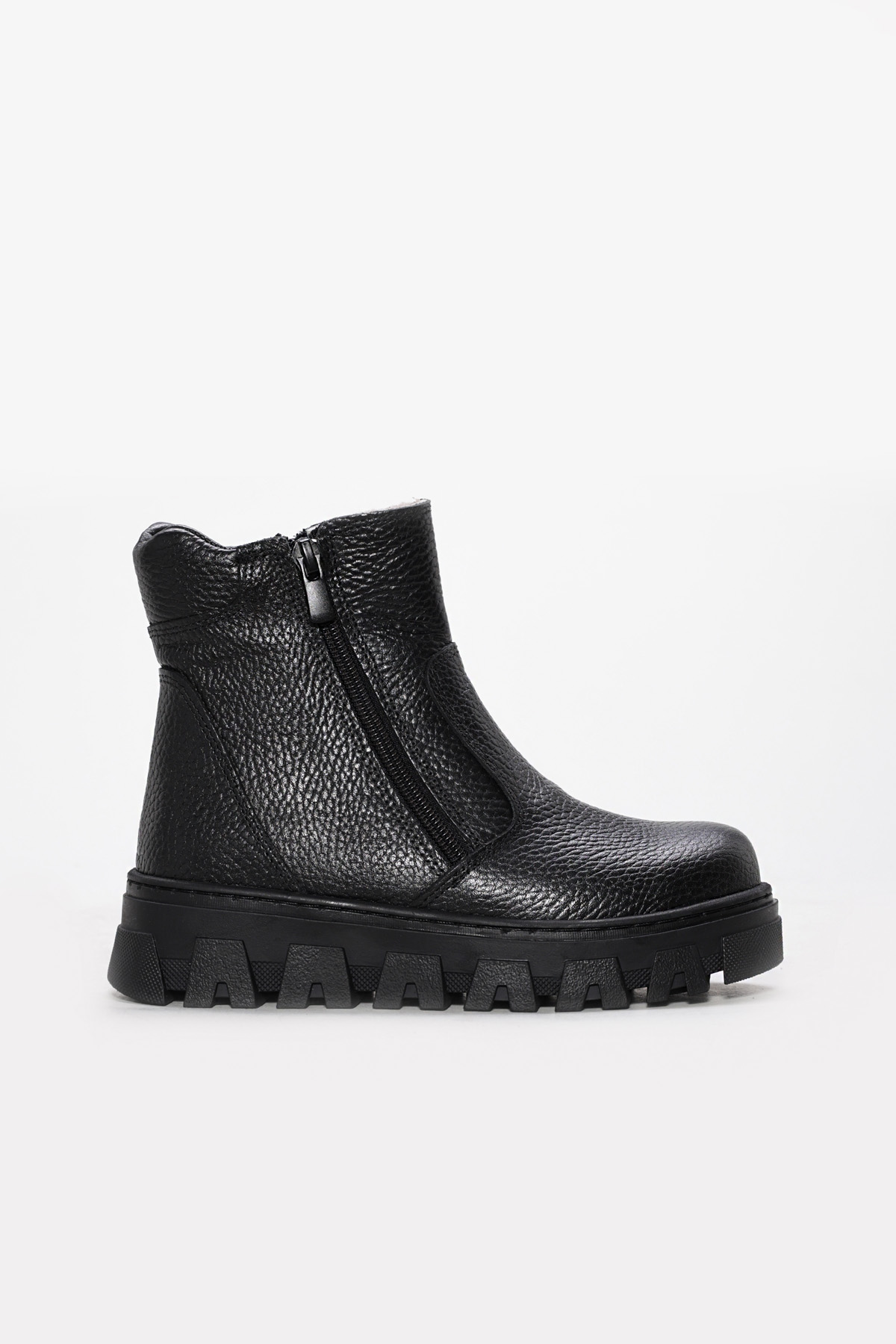 Hakiki Deri Kürklü Unisex Çocuk Klasik Bot 770KXA107 - Görsel 2