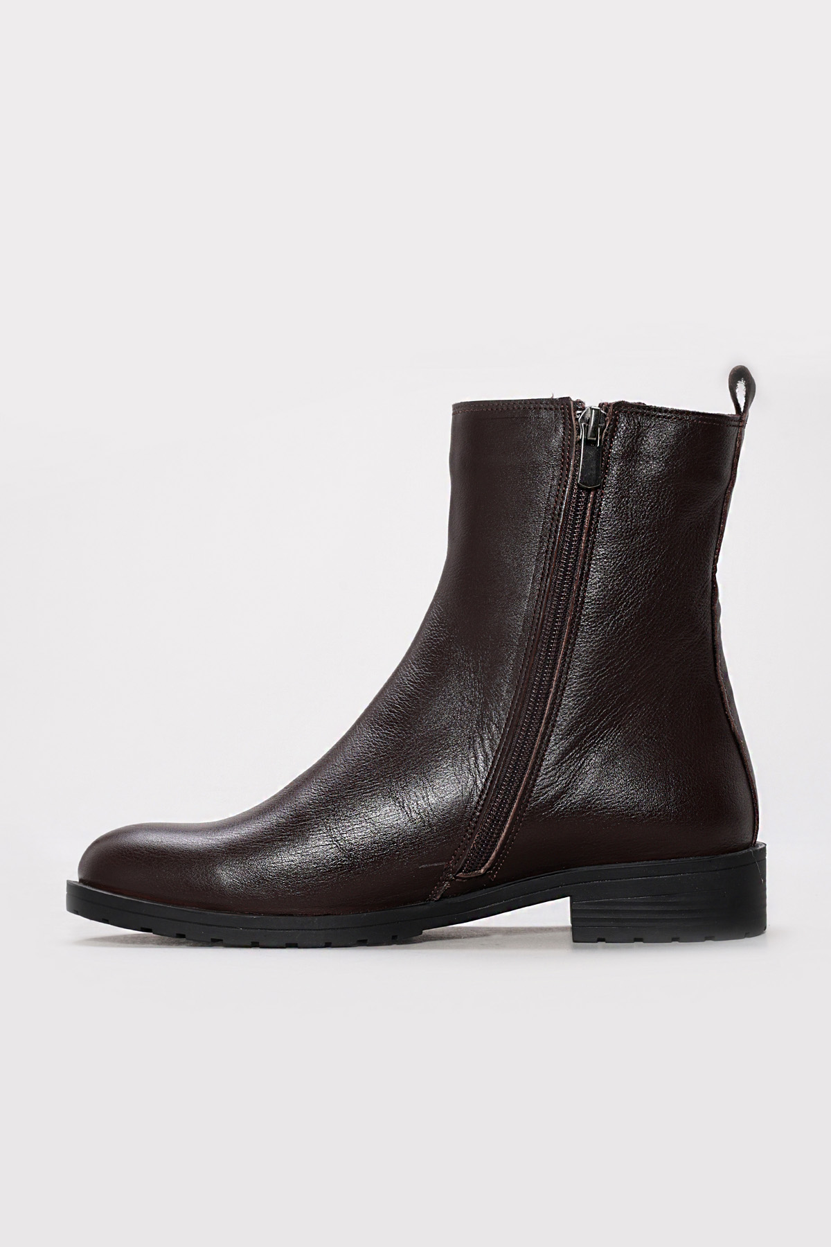 Hakiki Deri Kürklü Kadın Klasik Bot 257KZA630 - Görsel 3