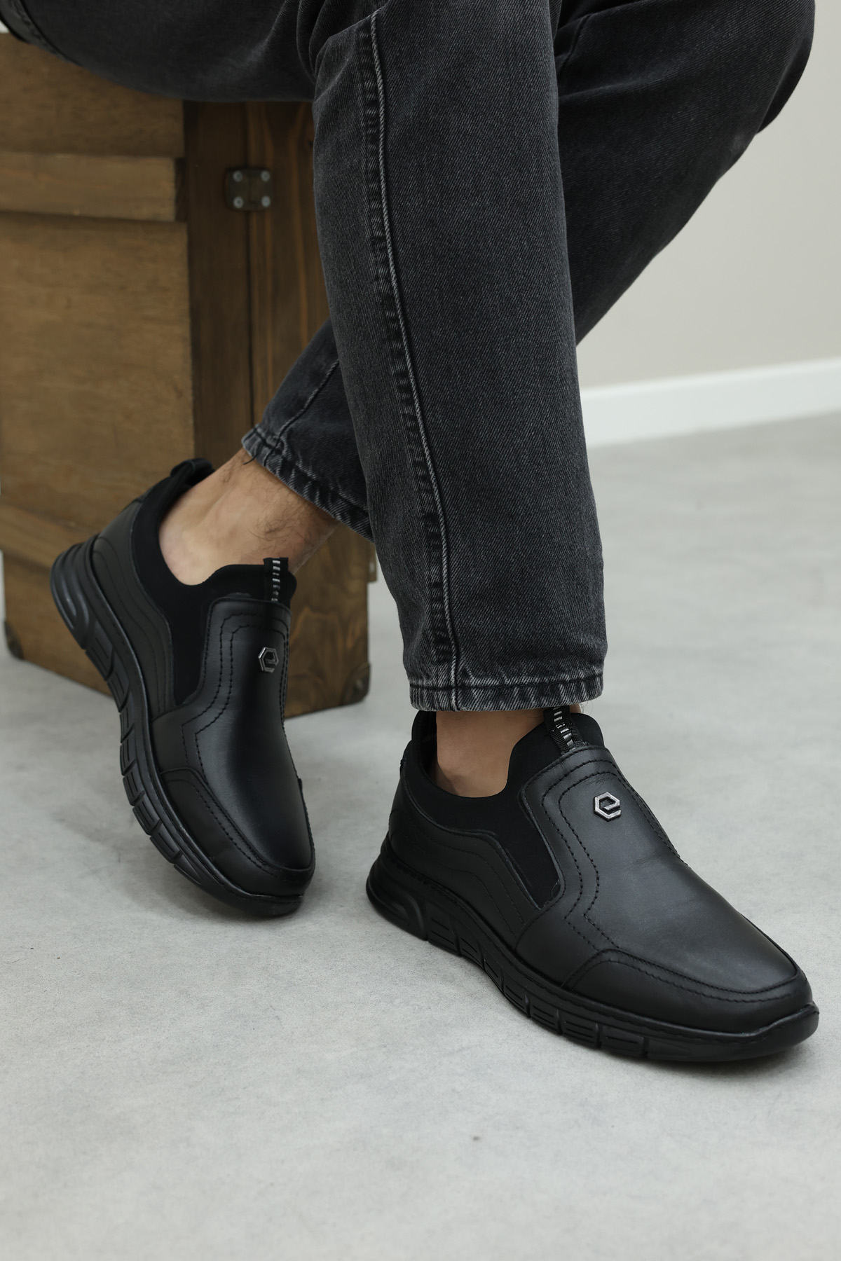 Hakiki Deri Erkek Casual Ayakkabı 161KMA243 - Görsel 7