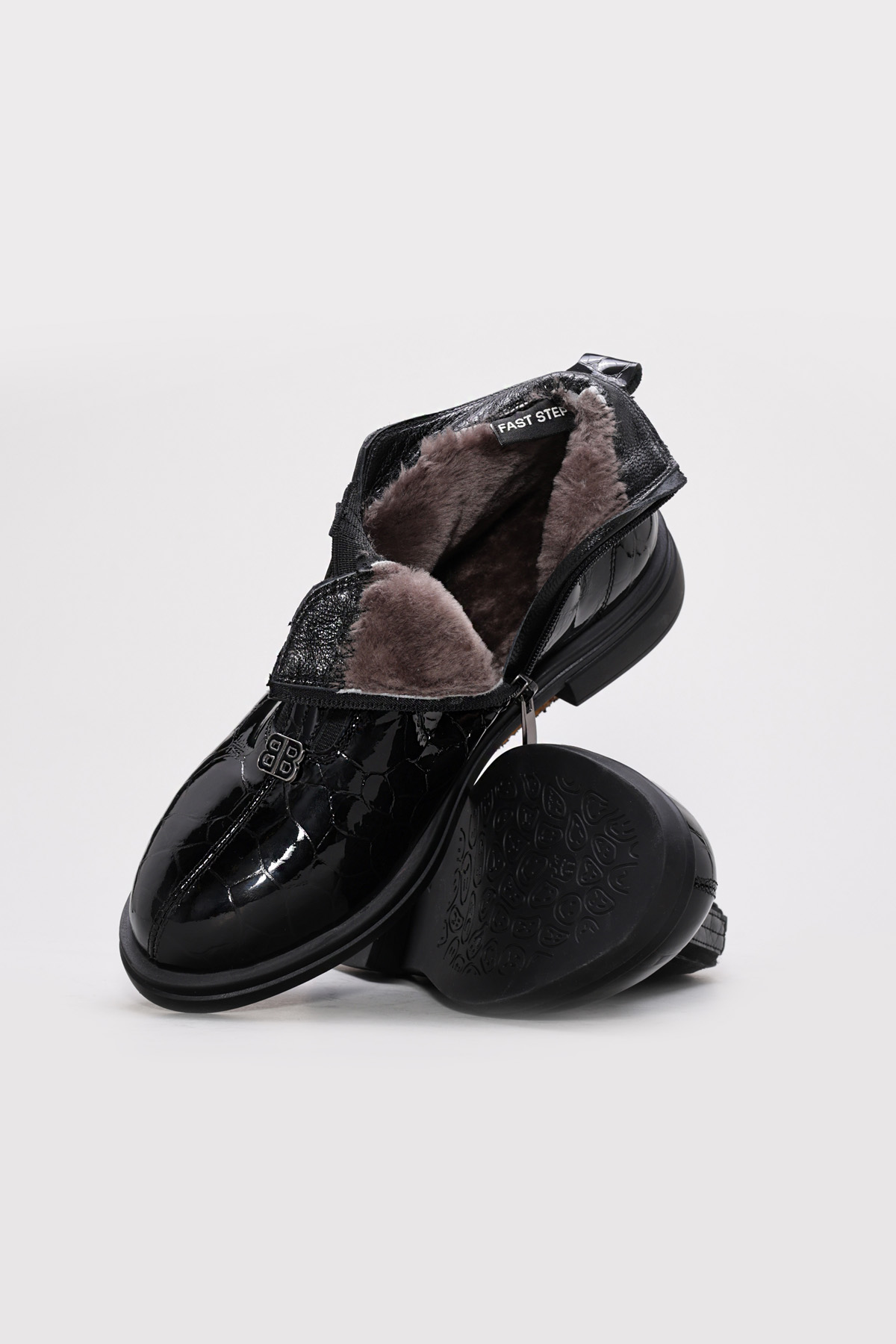 Hakiki Deri Kürklü Kadın Klasik Bot 238KZA116 - Görsel 4