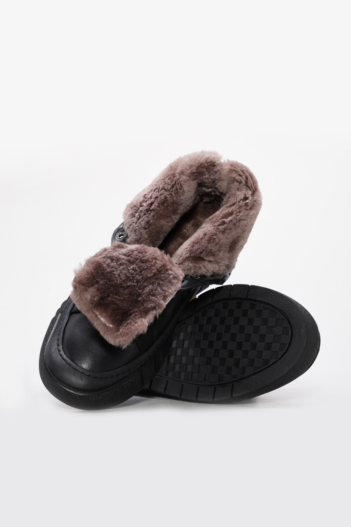 Hakiki Deri Kürklü Erkek Spor Bot 951KMA5000 - Görsel 5