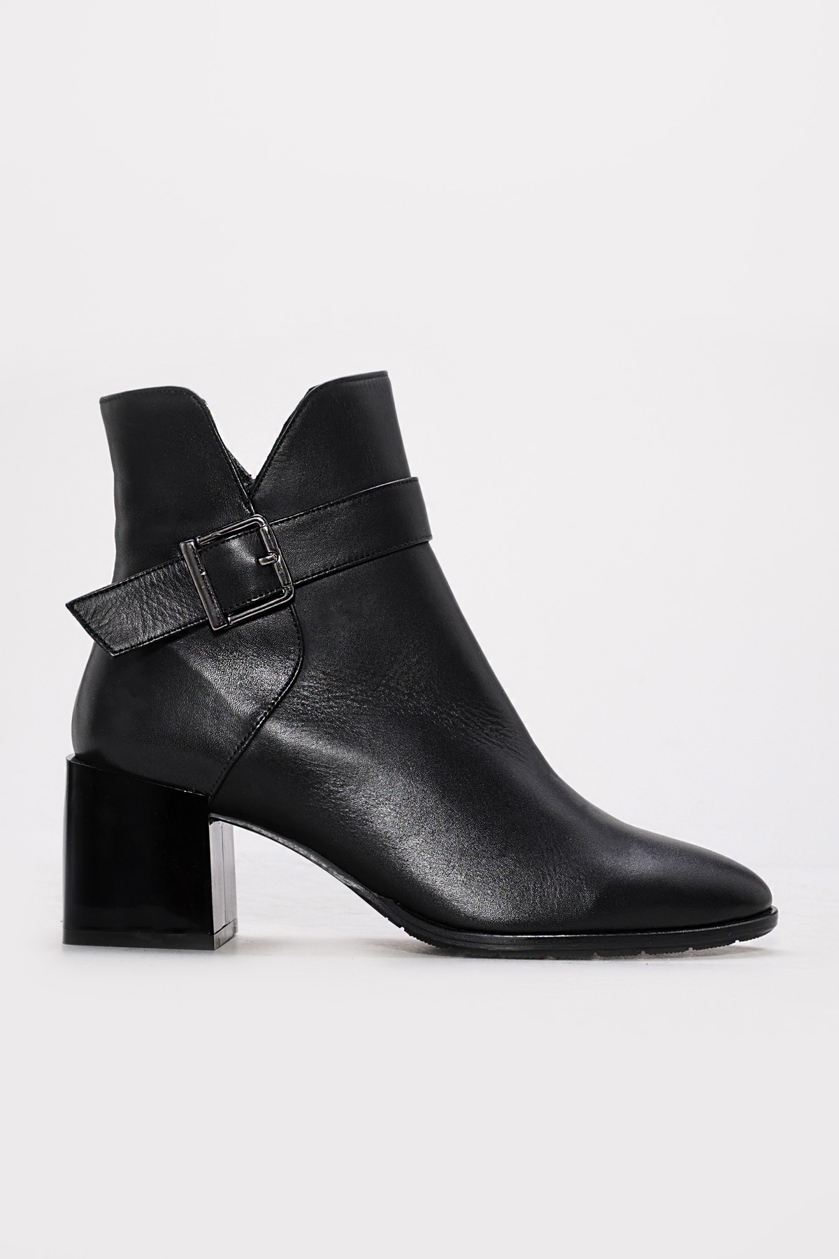 Hakiki Deri Kadın Klasik Bot 264SZA669 - Görsel 2