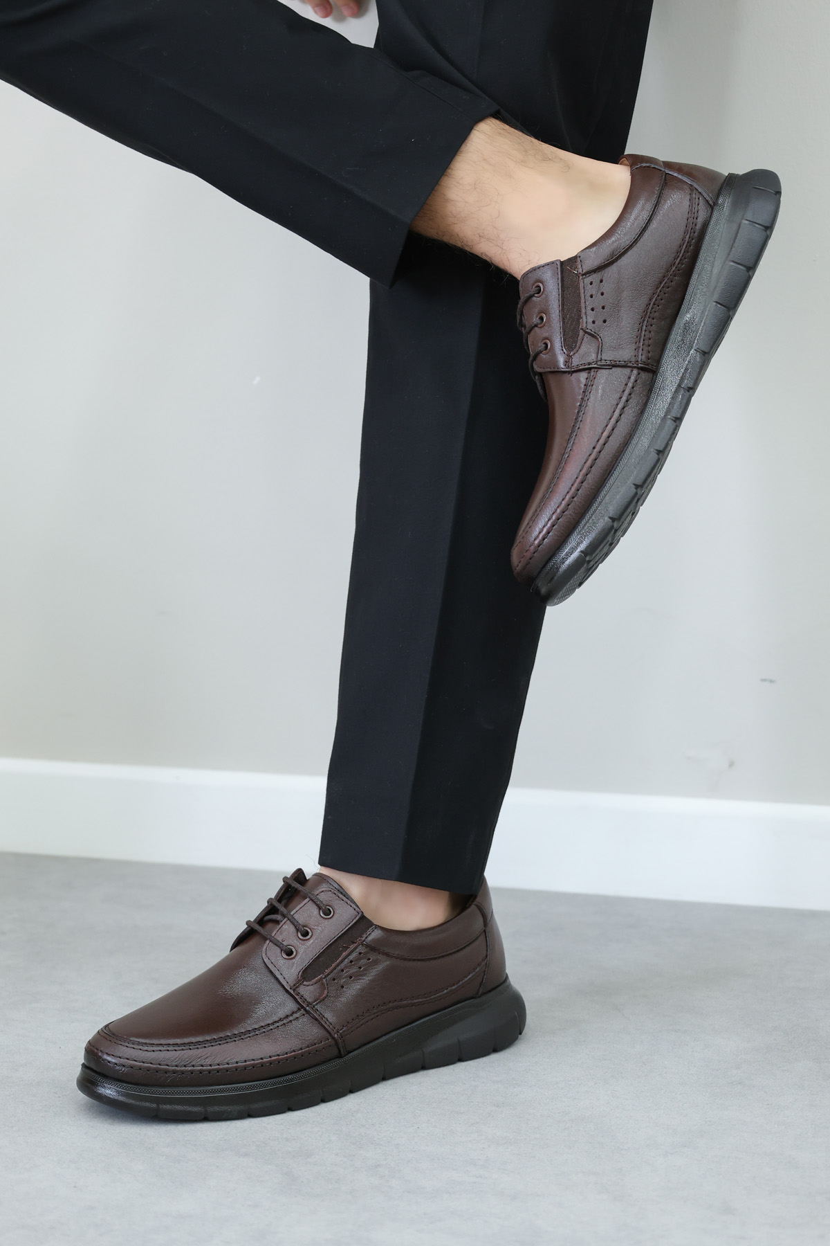 Hakiki Deri Erkek Klasik Ayakkabı 951MA203EVA - Görsel 7