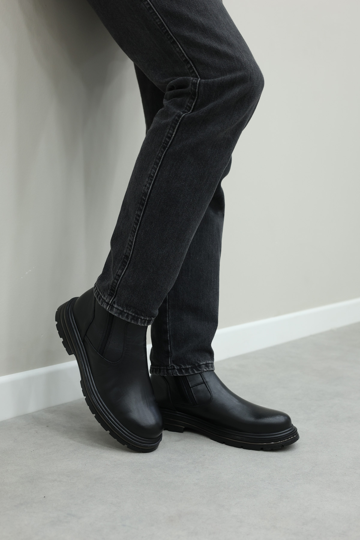 Hakiki Deri Erkek Klasik Bot 214KMA255 - Görsel 7