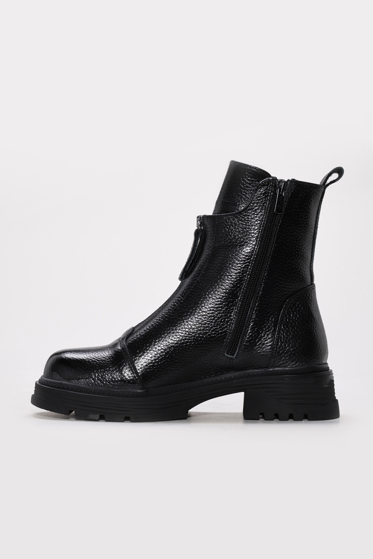 Hakiki Deri Kürklü Kadın Klasik Bot 733KZA2308 - Görsel 4