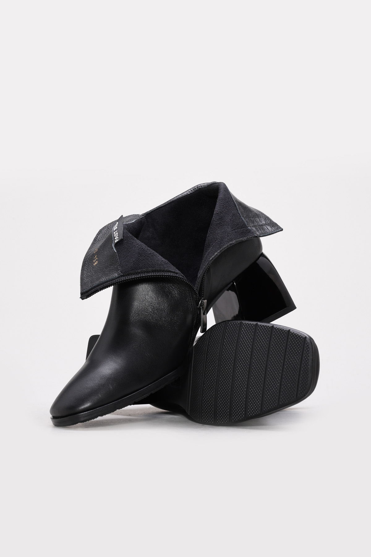 Hakiki Deri Kadın Klasik Bot 264SZA854 - Görsel 5