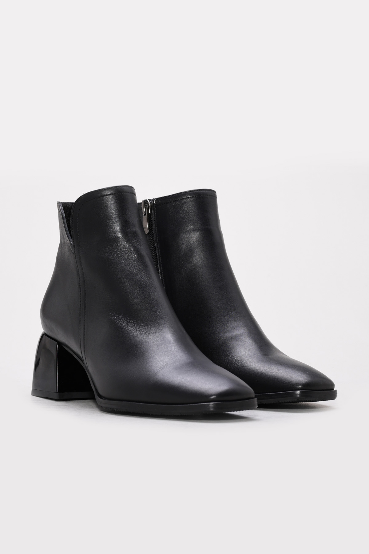 Hakiki Deri Kadın Klasik Bot 264SZA854 - Görsel 6