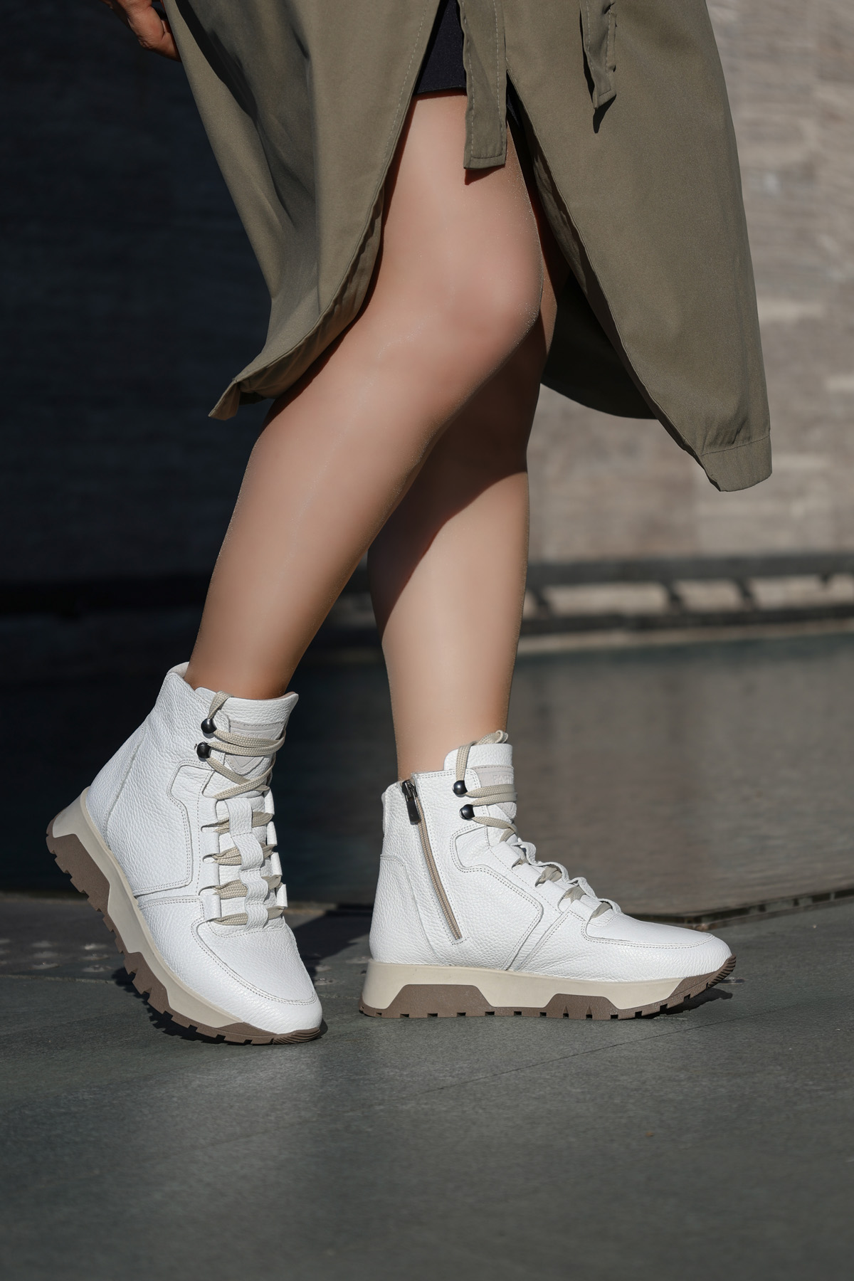 Hakiki Deri Kadın Klasik Bot 356KZA1661 - Görsel 2