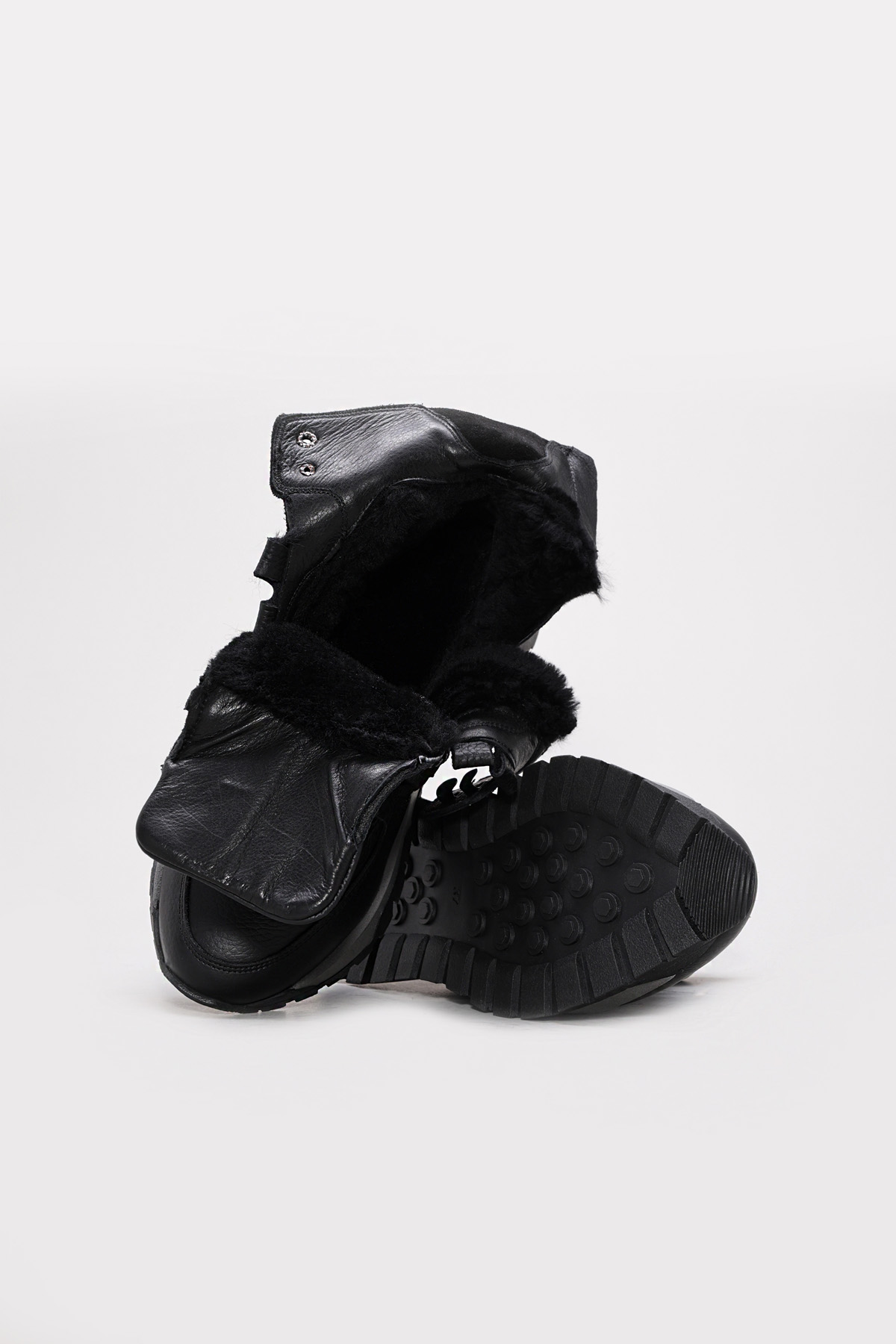 Hakiki Deri Kadın Klasik Bot 356KZA1661 - Görsel 4