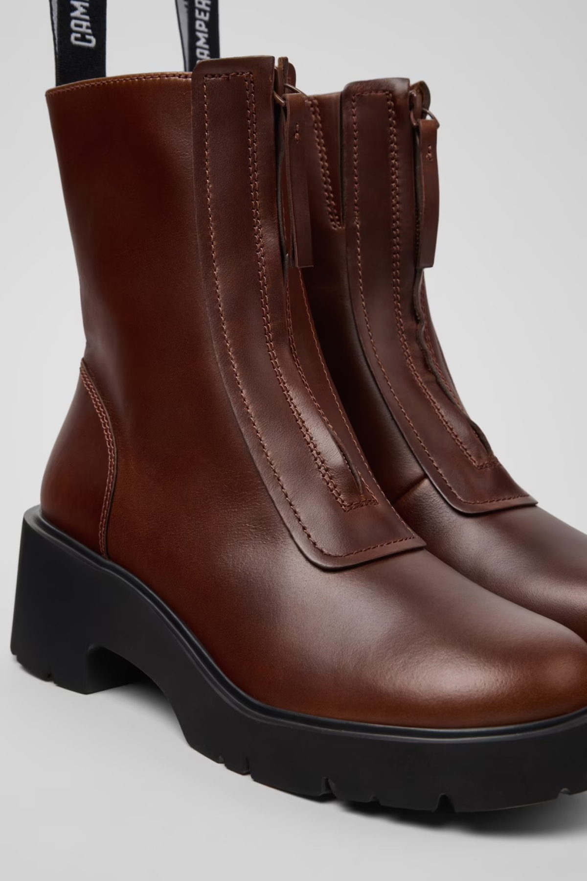 Milah Deri Orta Boy Kadın Bot K400776-007 - Görsel 3
