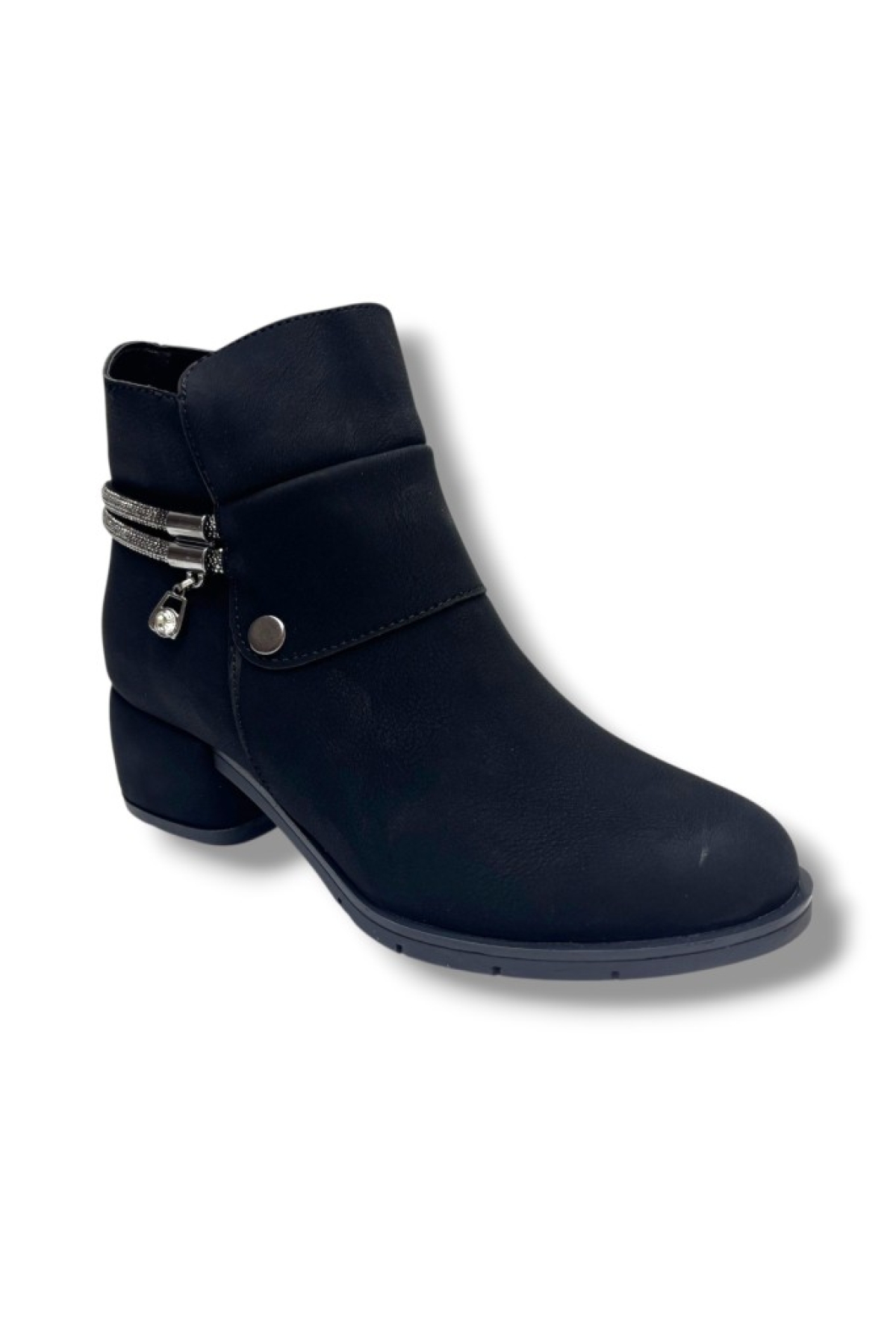 508-26 Yağlı Deri Trend Fashion Kadın Bot - Görsel 2