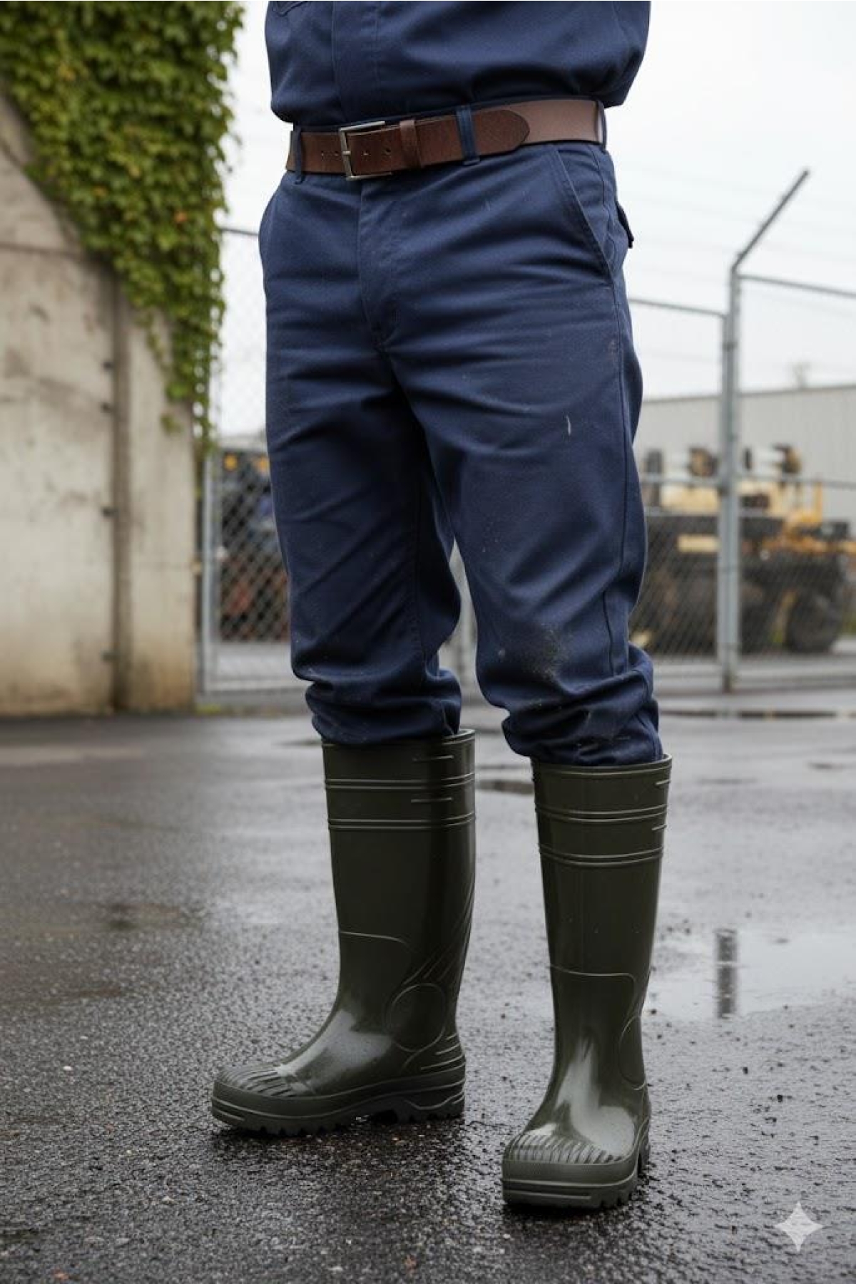 1199 Ulaş 37 Cm Uzunluk Pvc %100 Su Geçirmez Tarım Çiftçi Sulama İş Çizmesi - Görsel 3