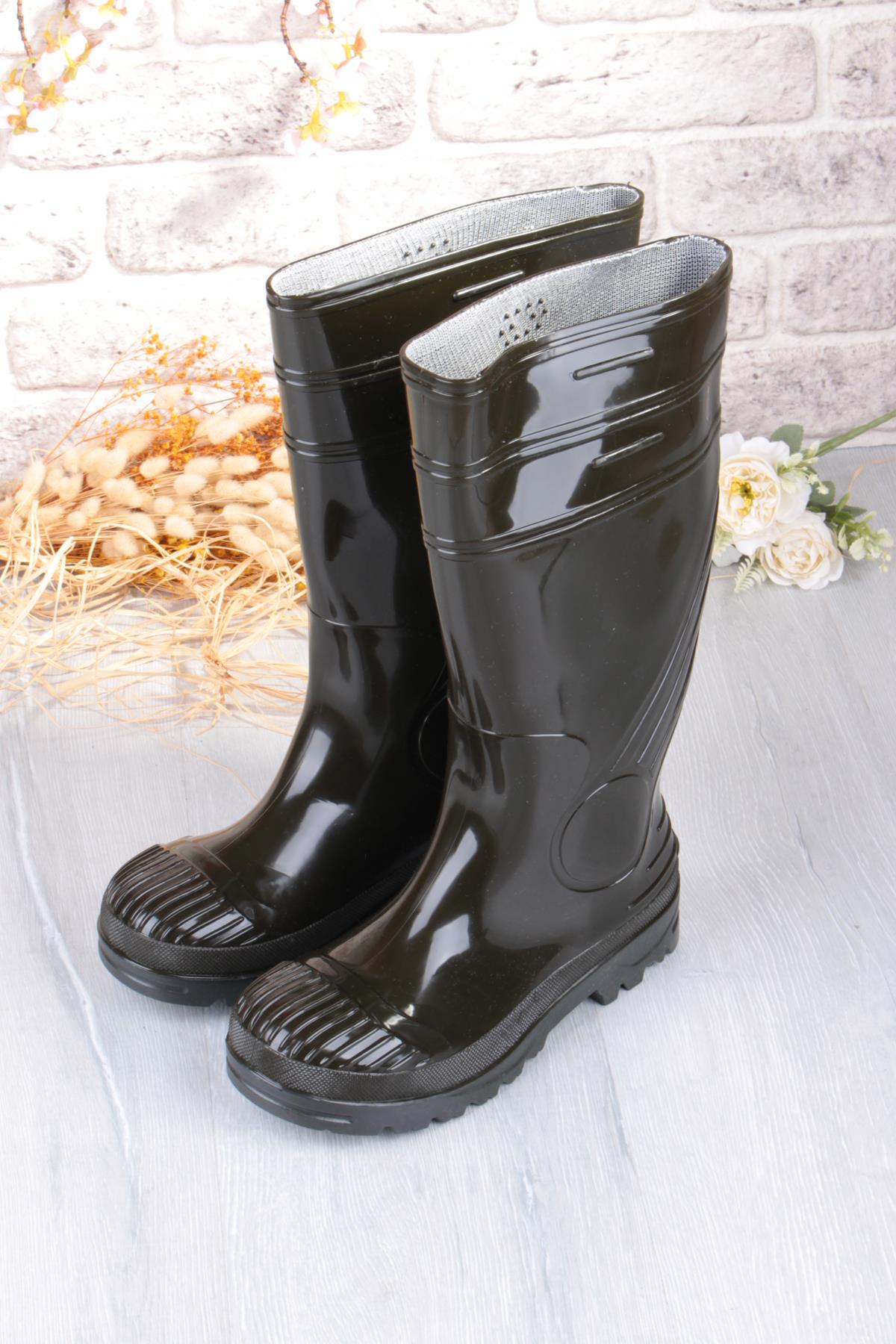 1199 Ulaş 37 Cm Uzunluk Pvc %100 Su Geçirmez Tarım Çiftçi Sulama İş Çizmesi - Görsel 8