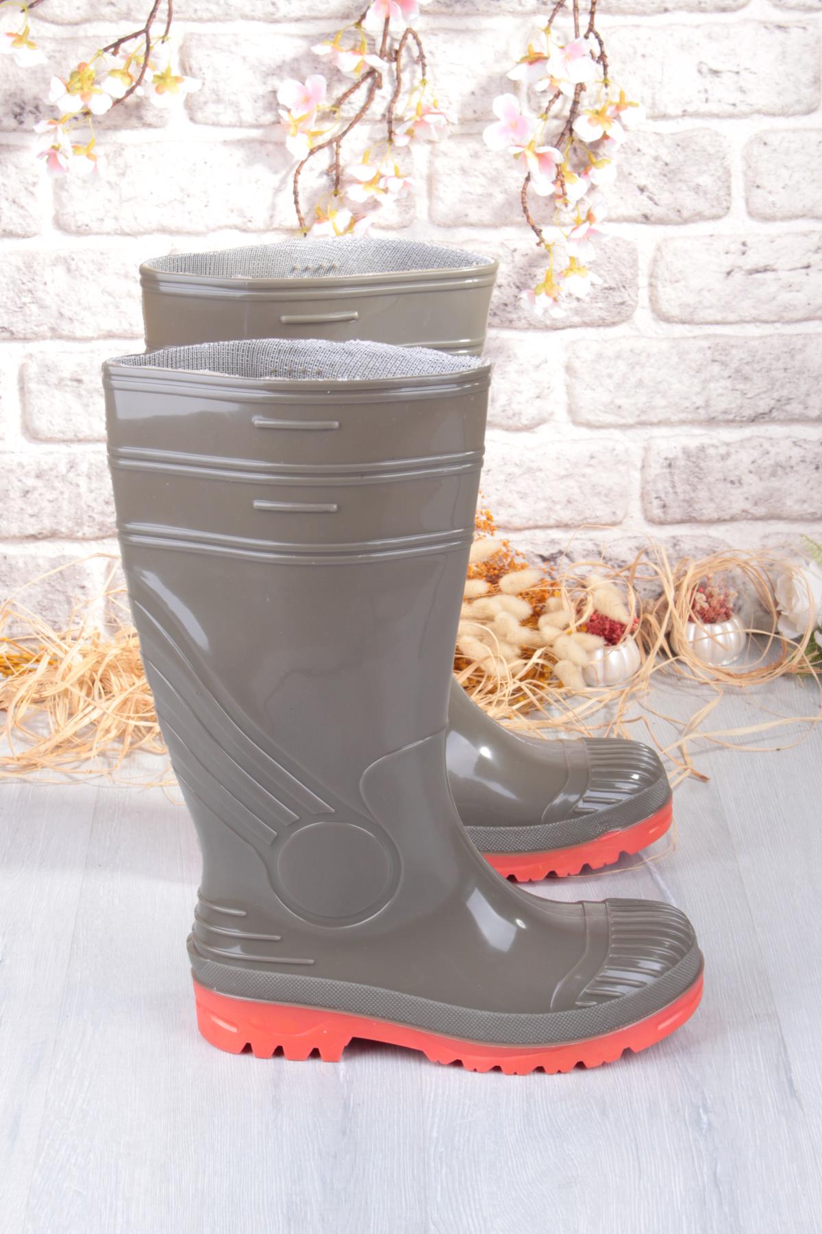 1199 Ulaş 37 Cm Uzunluk Pvc %100 Su Geçirmez Tarım Çiftçi Sulama İş Çizmesi - Görsel 6