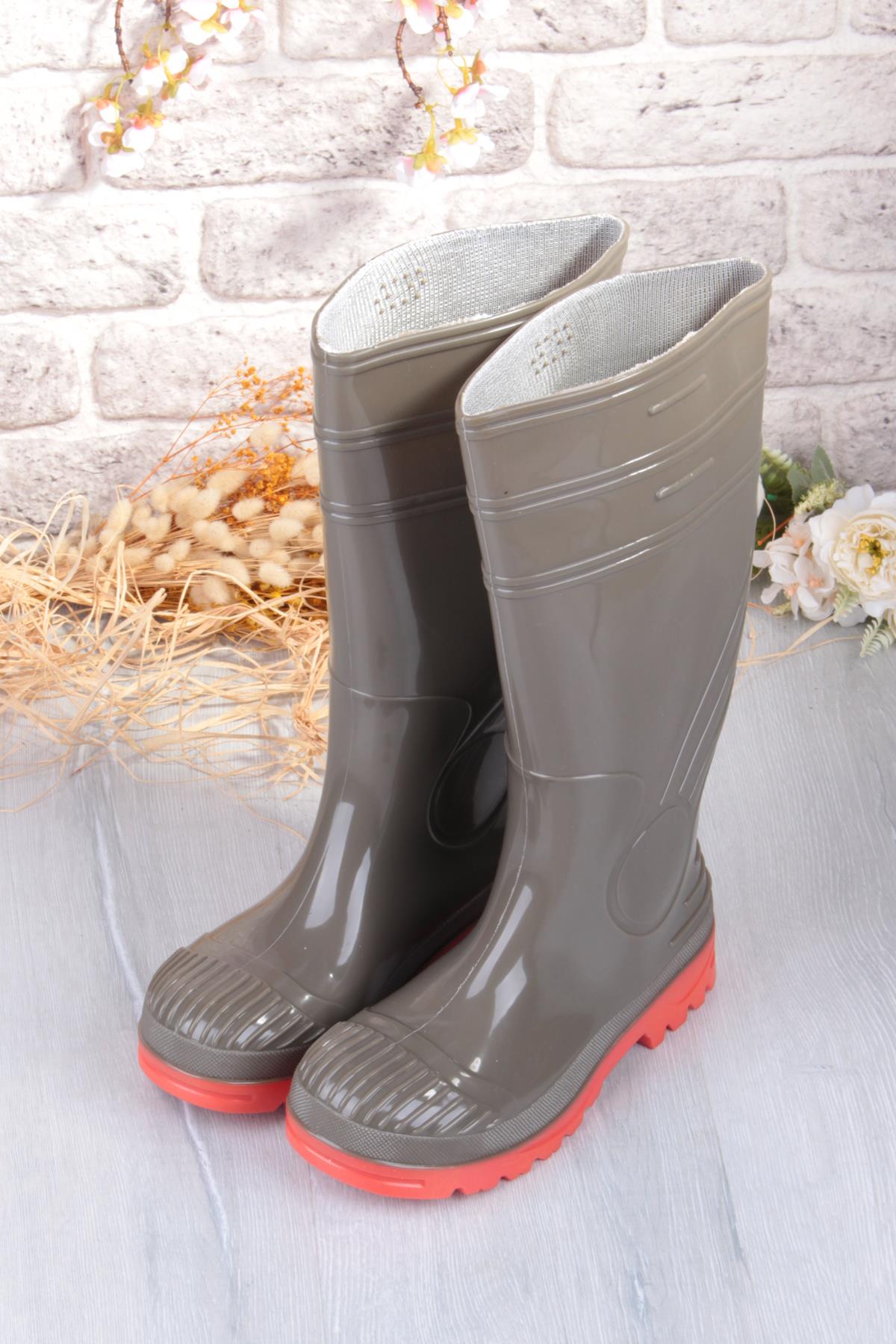 1199 Ulaş 37 Cm Uzunluk Pvc %100 Su Geçirmez Tarım Çiftçi Sulama İş Çizmesi - Görsel 7