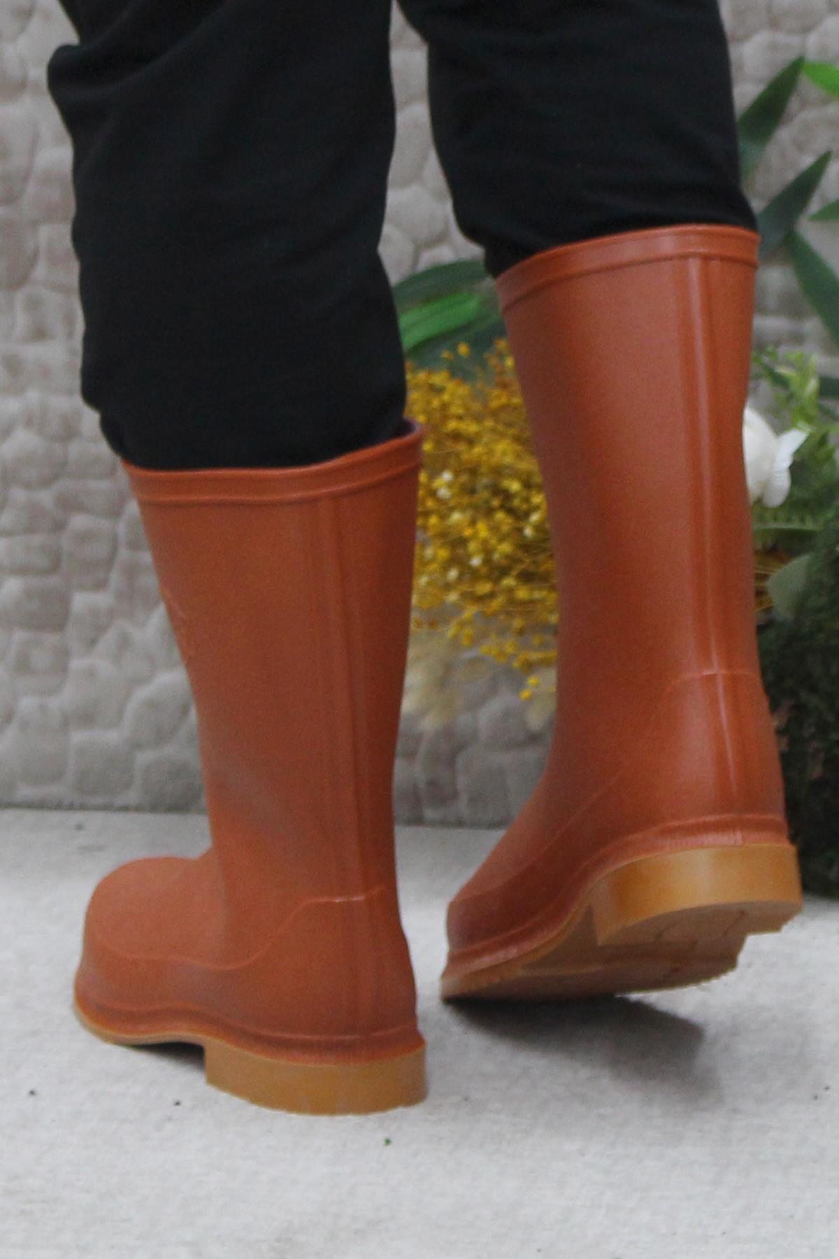 Ulaş Su Geçirmez Soğuga Dayanıklı Kauçuk Kısa Konç Çizme Balıkçı Çiftci İnşaat Oto Yıkamacı Çizme - Görsel 5