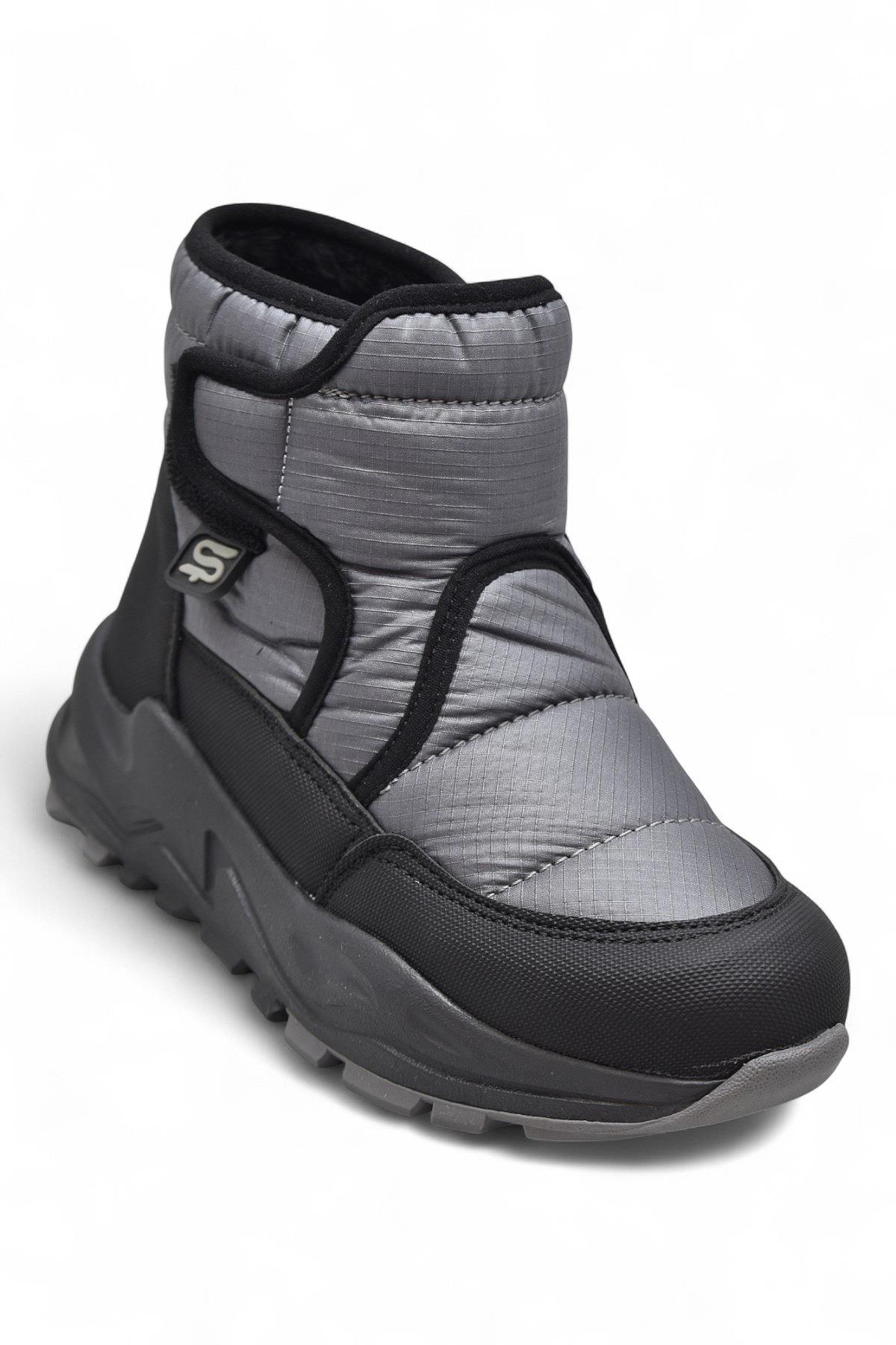 261K Ortopedik Taban Cırtlı Kız Çocuk Bot Cırtlı Erkek Bot Unisex Yağmur Botu - Görsel 2