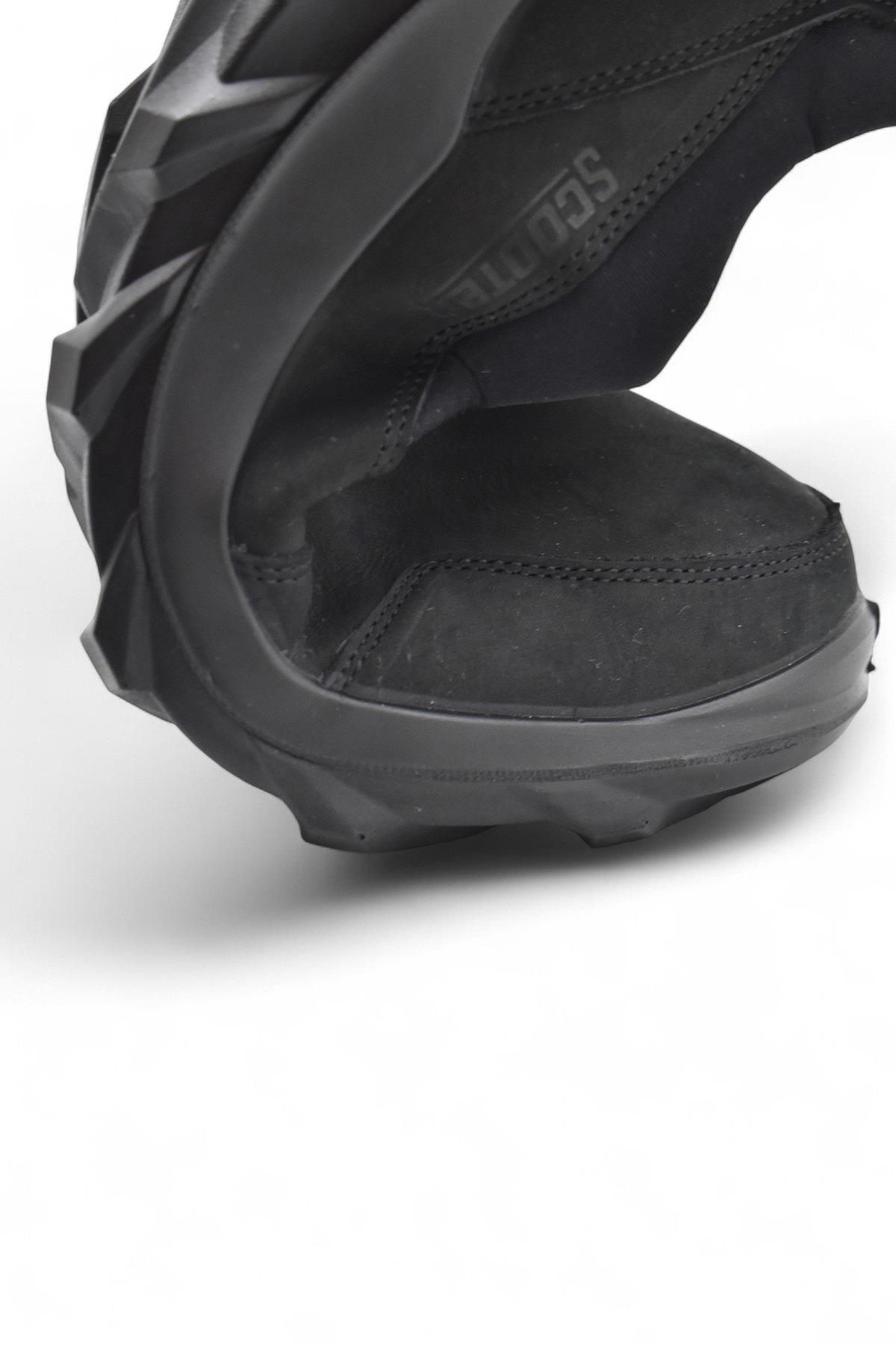 7206 Ortopedik Taban Hakiki Deri Erkek Ayakkabı Bağcıksız Erkek Ayakkabı - Görsel 7