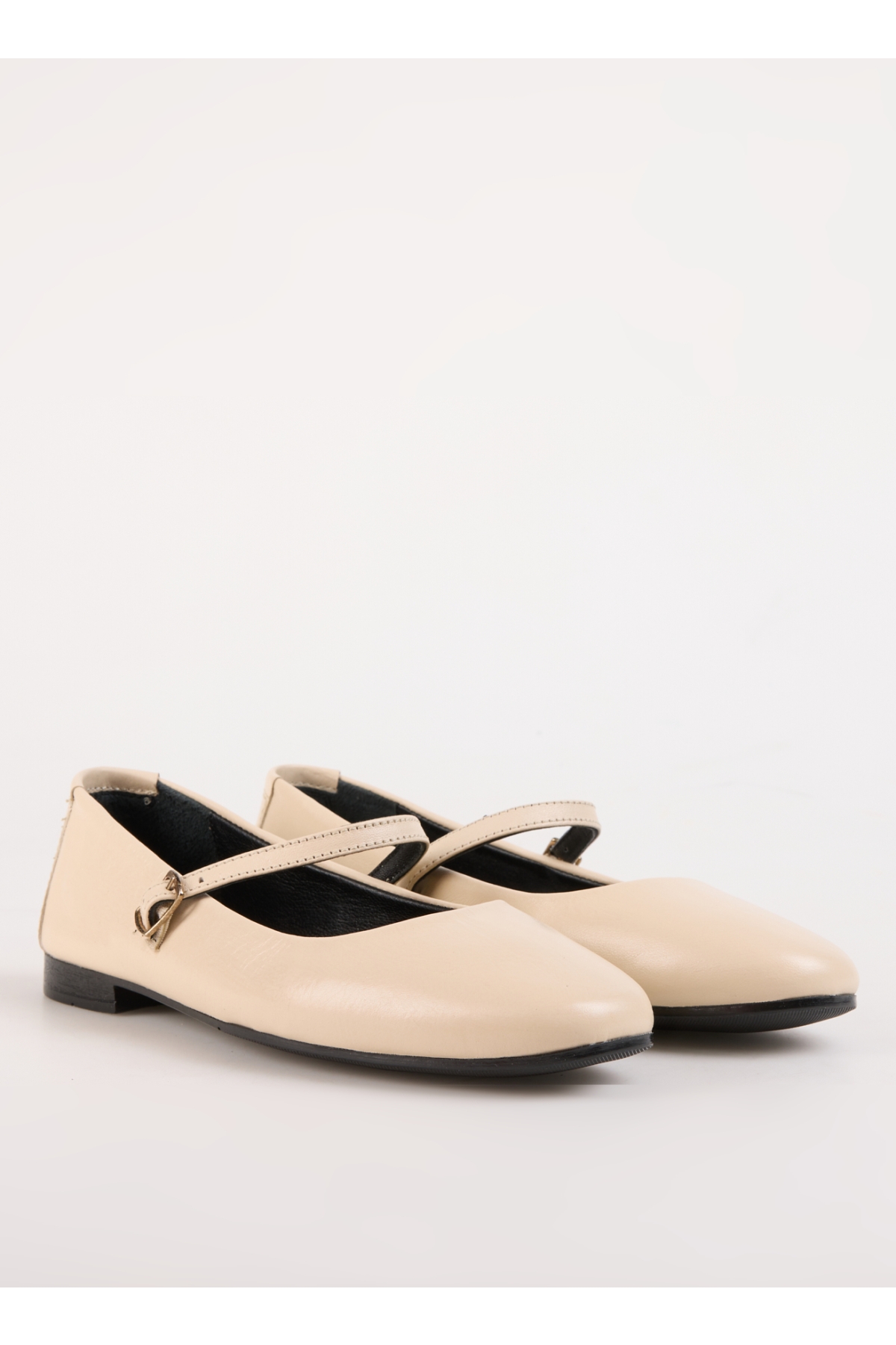 Fabrika Fabrika Deri Bej Kadın Babet D-DERVILA | Flo Bej - 3. görsel