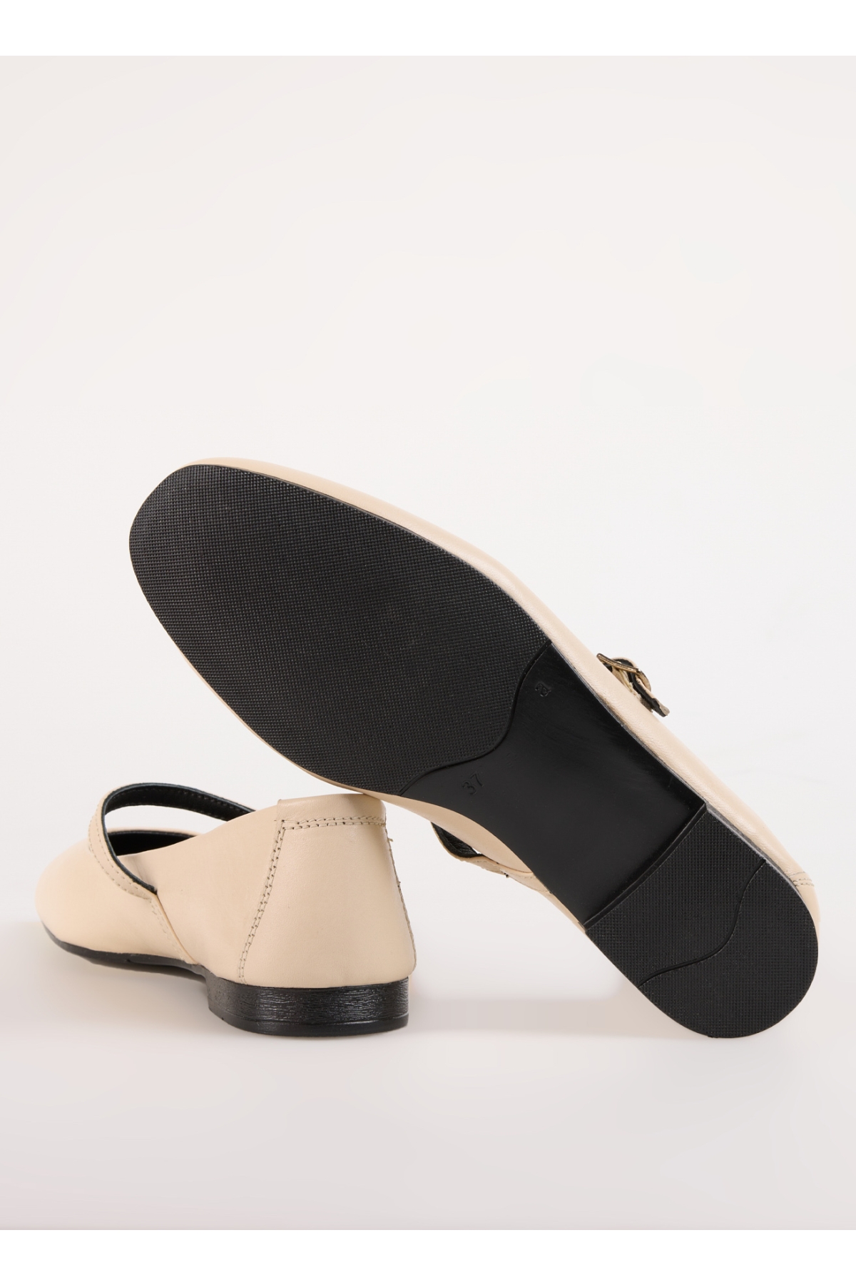 Fabrika Fabrika Deri Bej Kadın Babet D-DERVILA | Flo Bej - 5. görsel