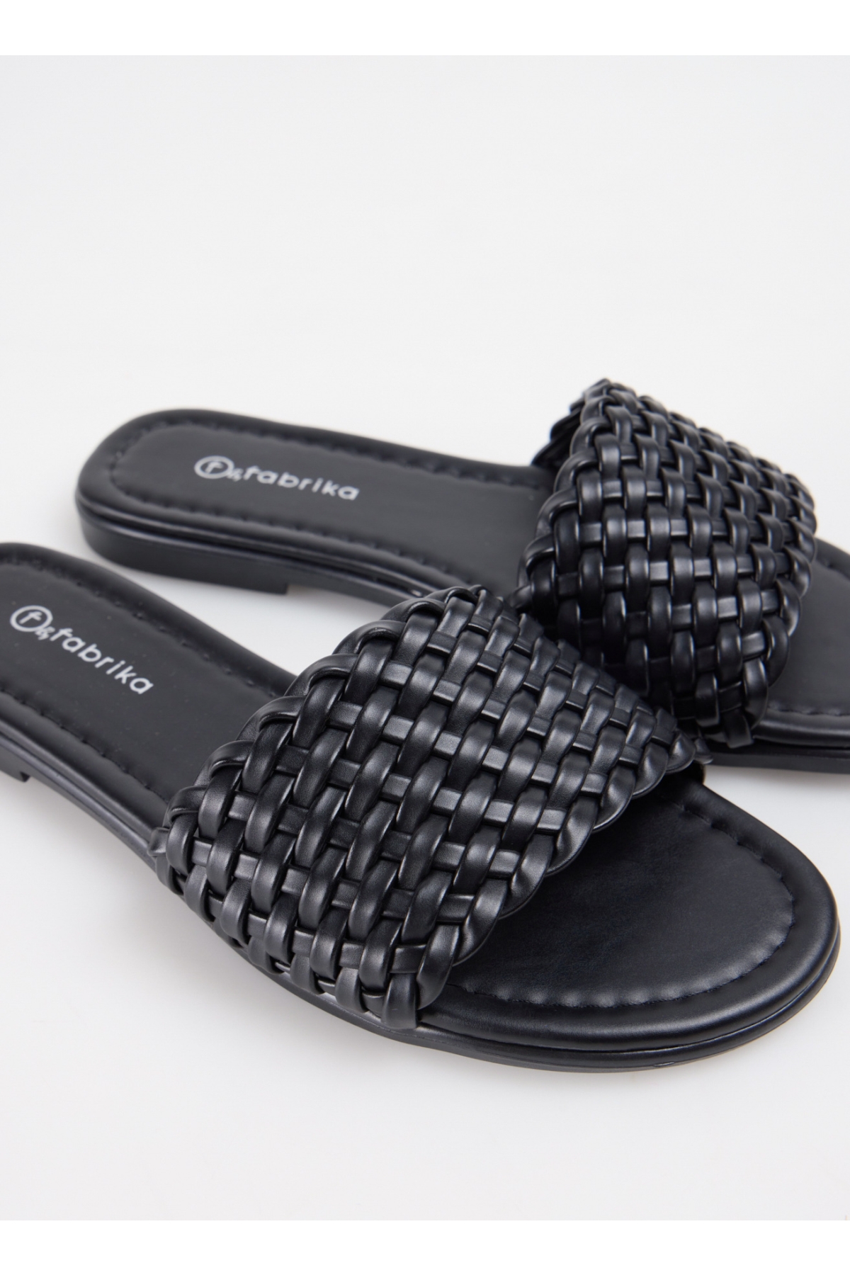 F By Fabrika F By Fabrika Siyah Kadın Terlik NENSI Sandalet & Terlik | Flo Siyah - 6. görsel