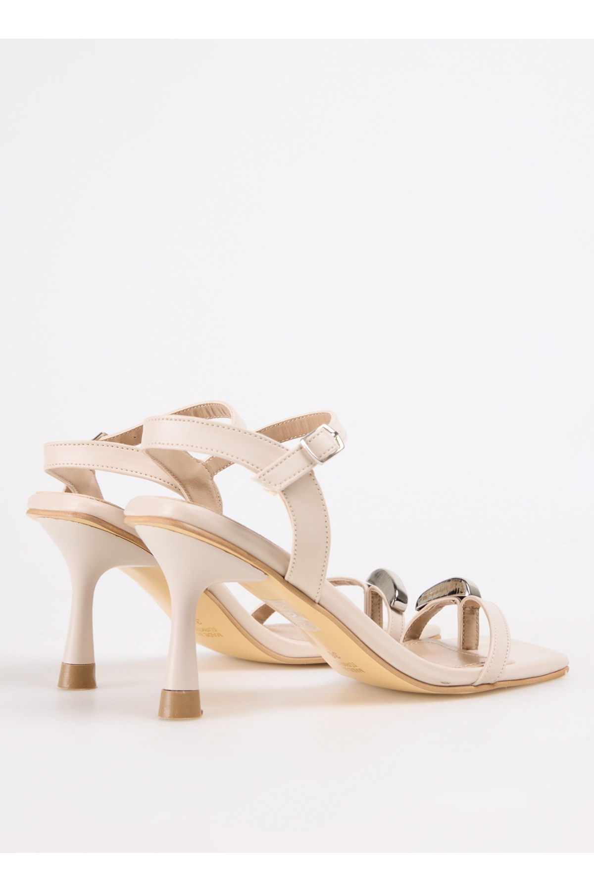 Bej Kadın Topuklu Sandalet BRIGID - Görsel 4