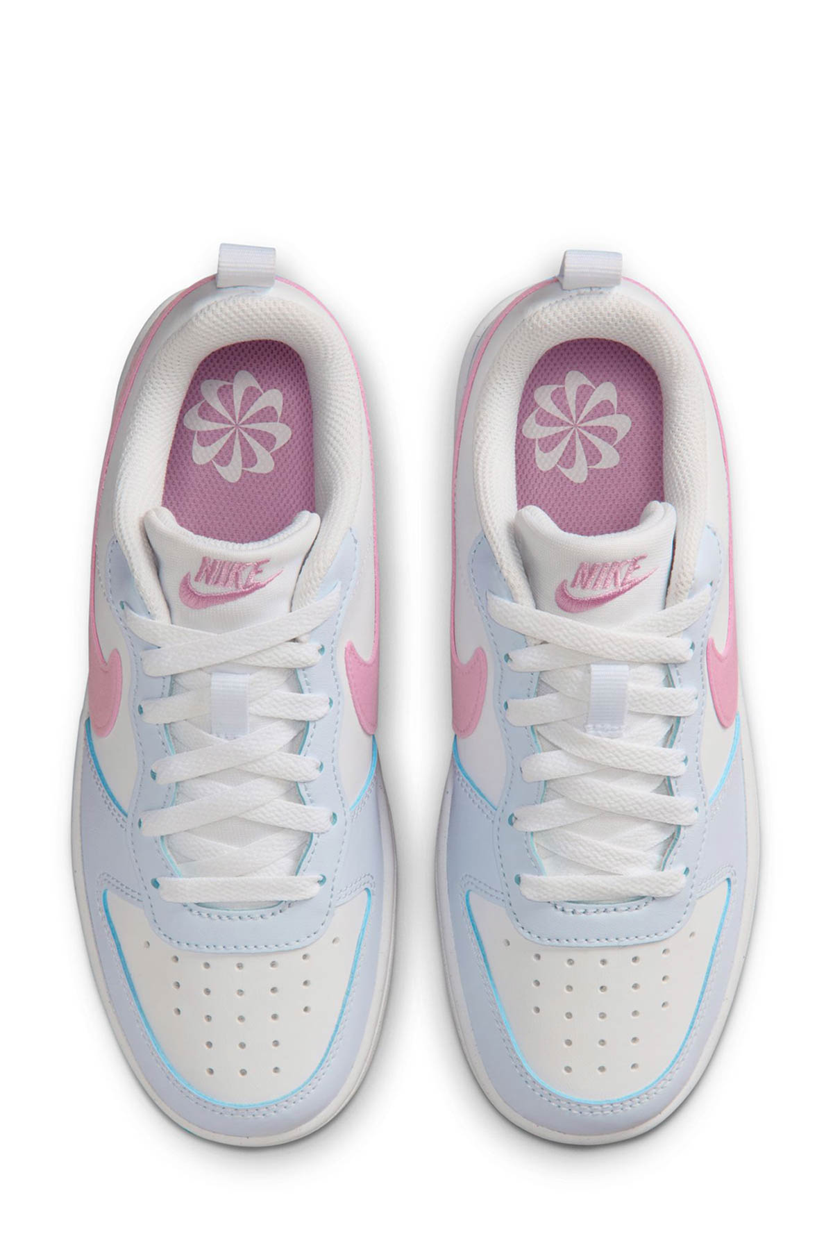 Nike Beyaz Nike Borough Low COURT JES (GS Unisex Sneaker