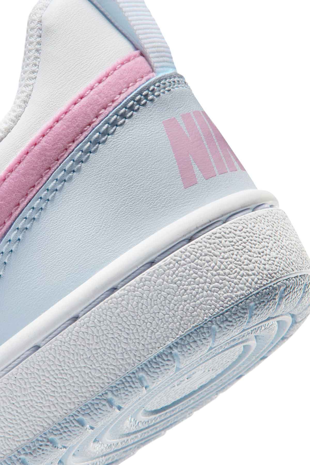 Nike Beyaz Nike Borough Low COURT JES (GS Unisex Sneaker