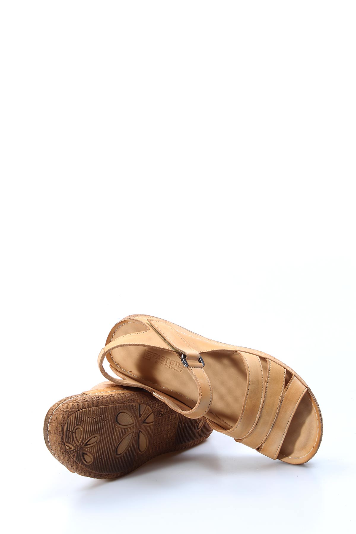 Hakiki Deri Kadın Klasik Sandalet 763ZA05 - Görsel 5