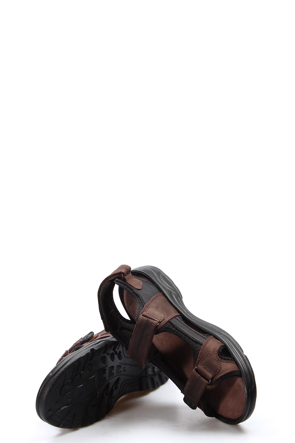 Hakiki Deri Erkek Klasik Sandalet 907GA1517 - Görsel 5