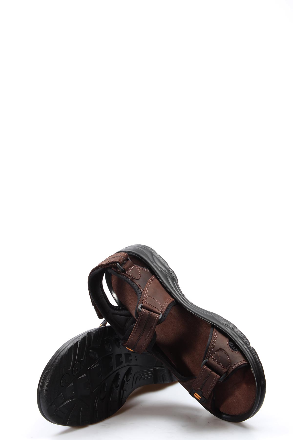 Hakiki Deri Erkek Klasik Sandalet 907MA1517 - Görsel 6