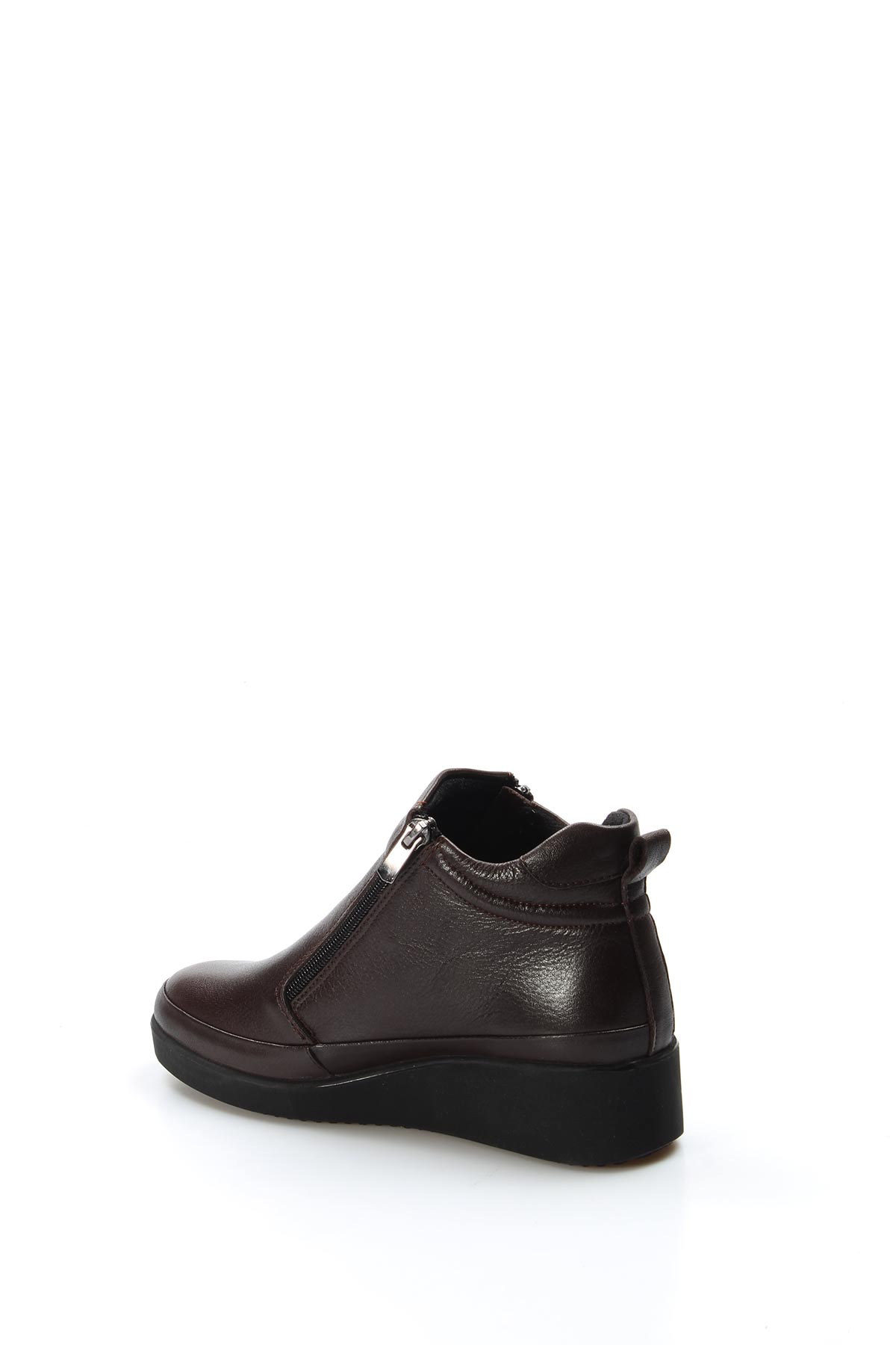 Hakiki Deri Kadın Kalın Taban Bot 863SZA356 - Görsel 4