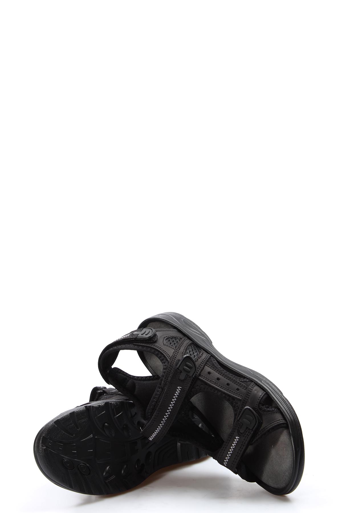 Hakiki Deri Erkek Klasik Sandalet 907GA1517 - Görsel 5