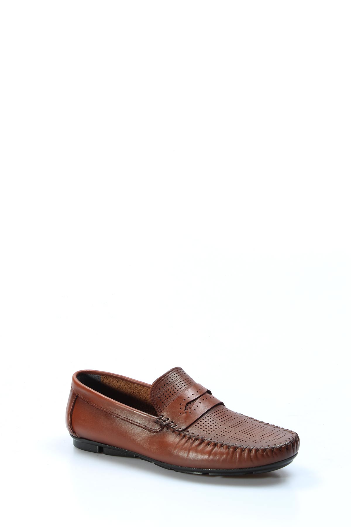 Hakiki Deri Erkek Loafer Ayakkabı 858MA411 - Görsel 4
