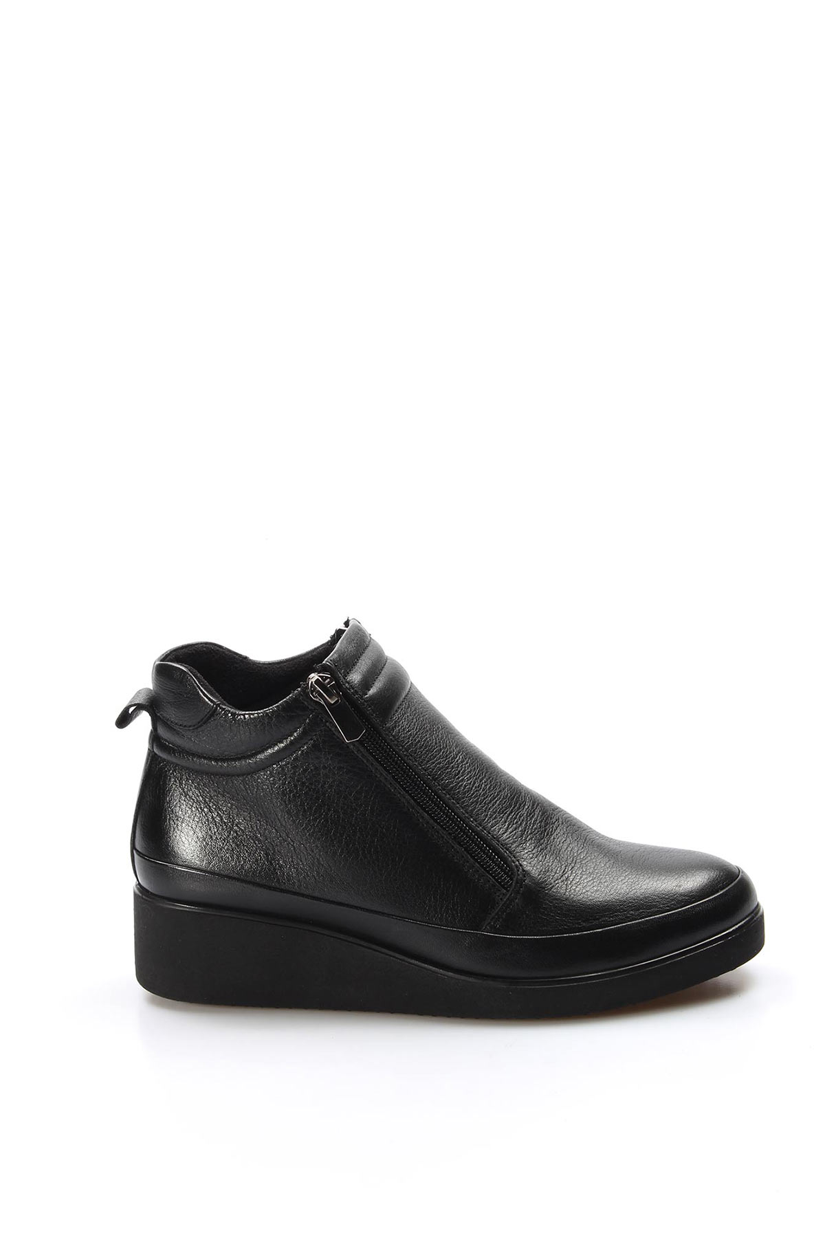 Hakiki Deri Kadın Kalın Taban Bot 863SZA356 - Görsel 2