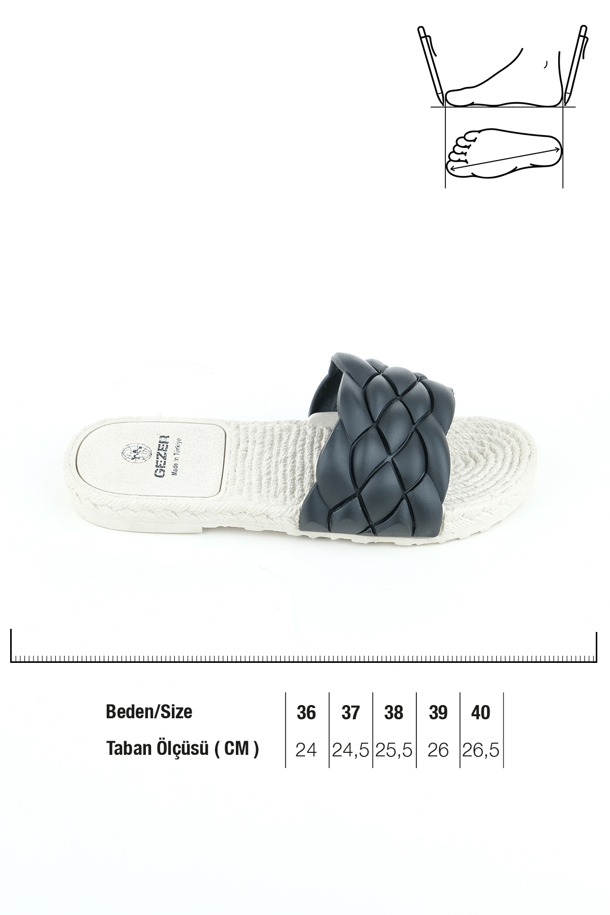 Yazlık Kaydırmaz Taban Kadın Terlik - Görsel 4