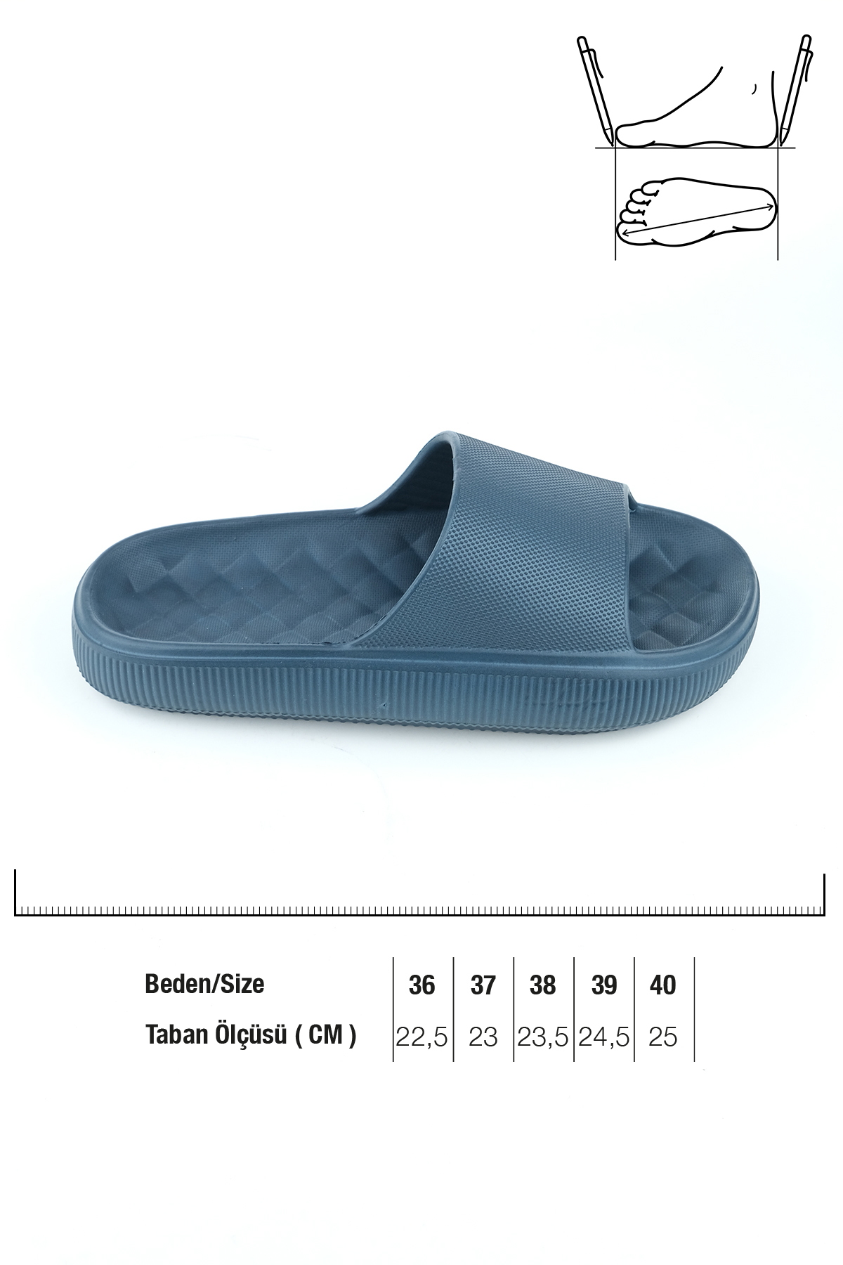 Yazlık Islak Zemine Uygun Kadın Terlik - Görsel 4