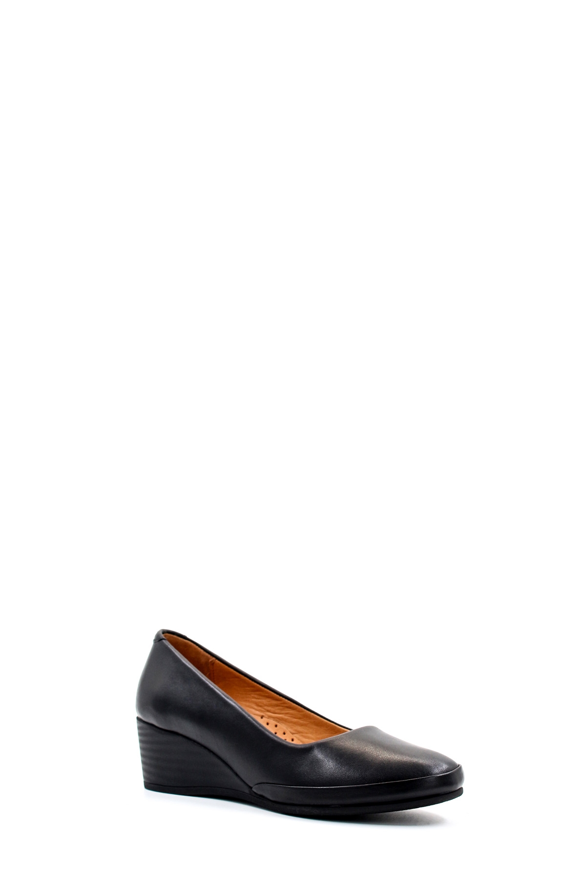 Hakiki Deri Kadın Dolgu Topuk Ayakkabı 411ZA291 - Görsel 5