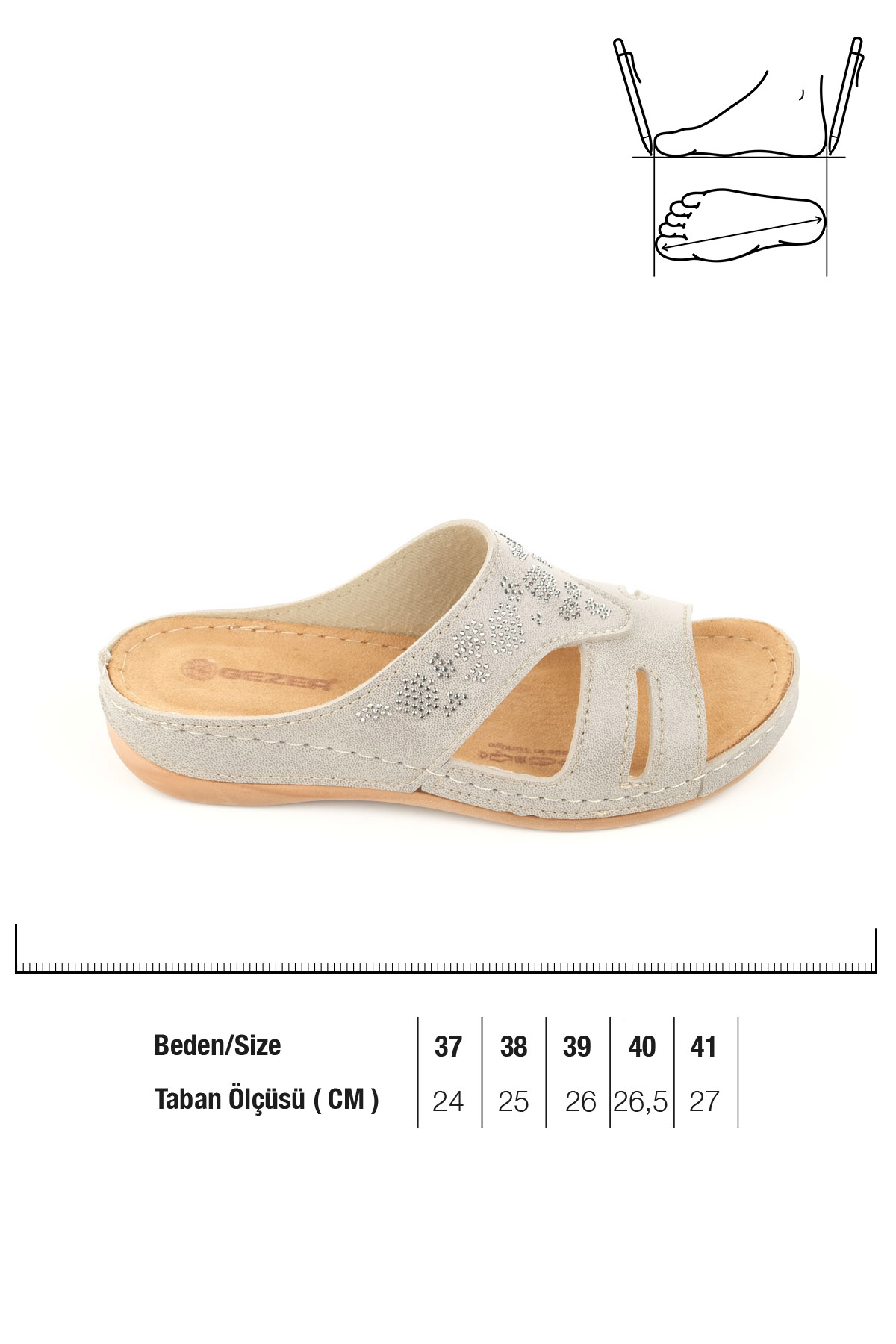 Yazlık Kadın Suni Deri Koleksiyon Terlik - Görsel 3