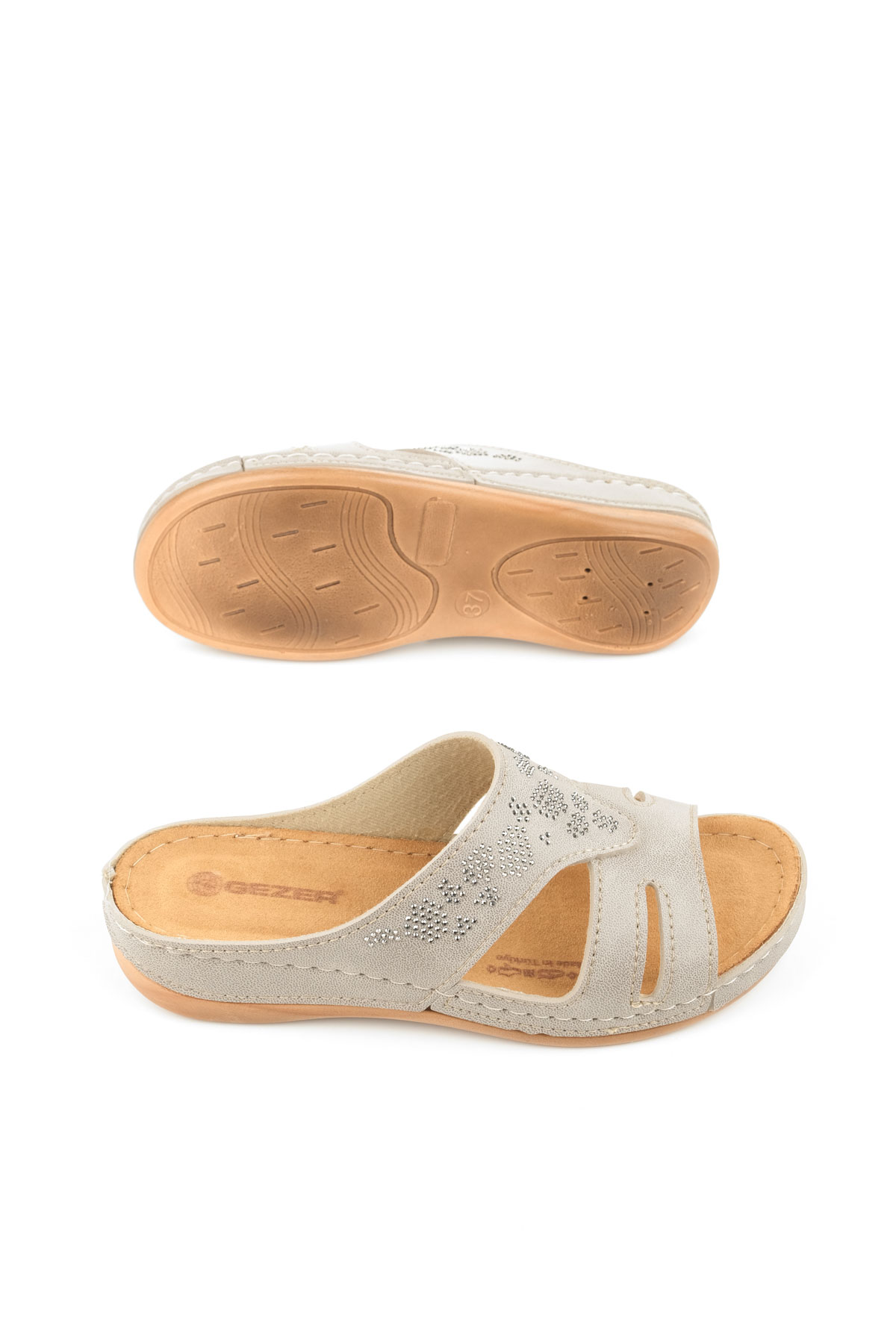 Yazlık Kadın Suni Deri Koleksiyon Terlik - Görsel 6