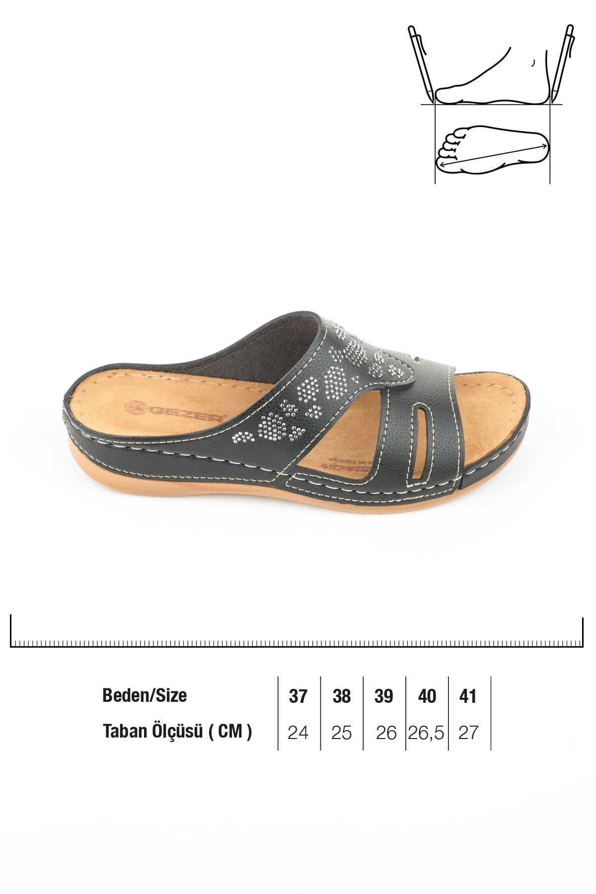 Yazlık Kadın Suni Deri Koleksiyon Terlik - Görsel 3