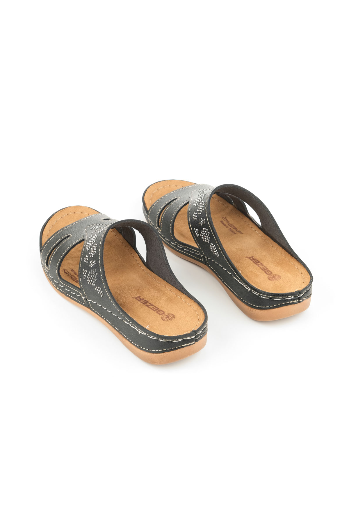 Yazlık Kadın Suni Deri Koleksiyon Terlik - Görsel 5