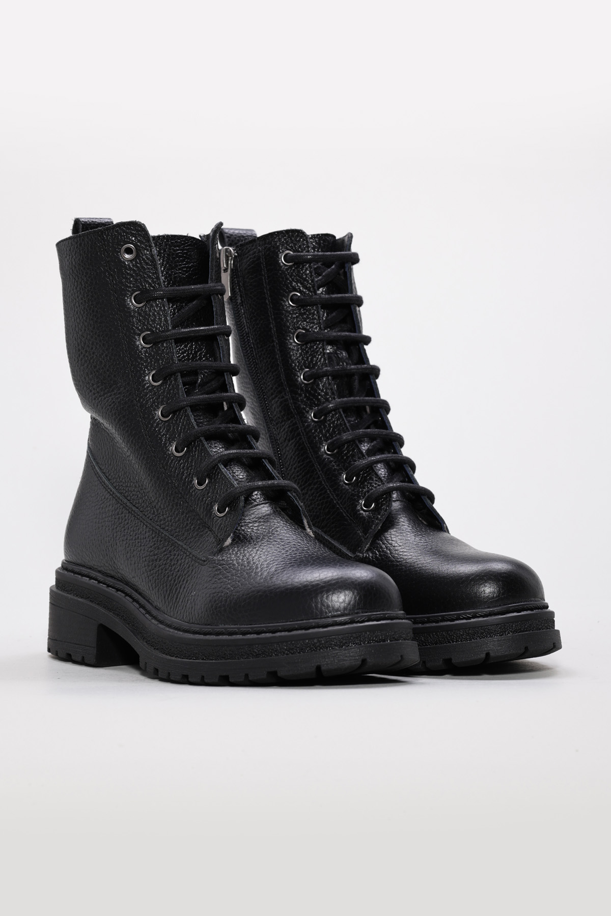 Hakiki Deri Kadın Kalın Taban Bot 257SZA621 - Görsel 2