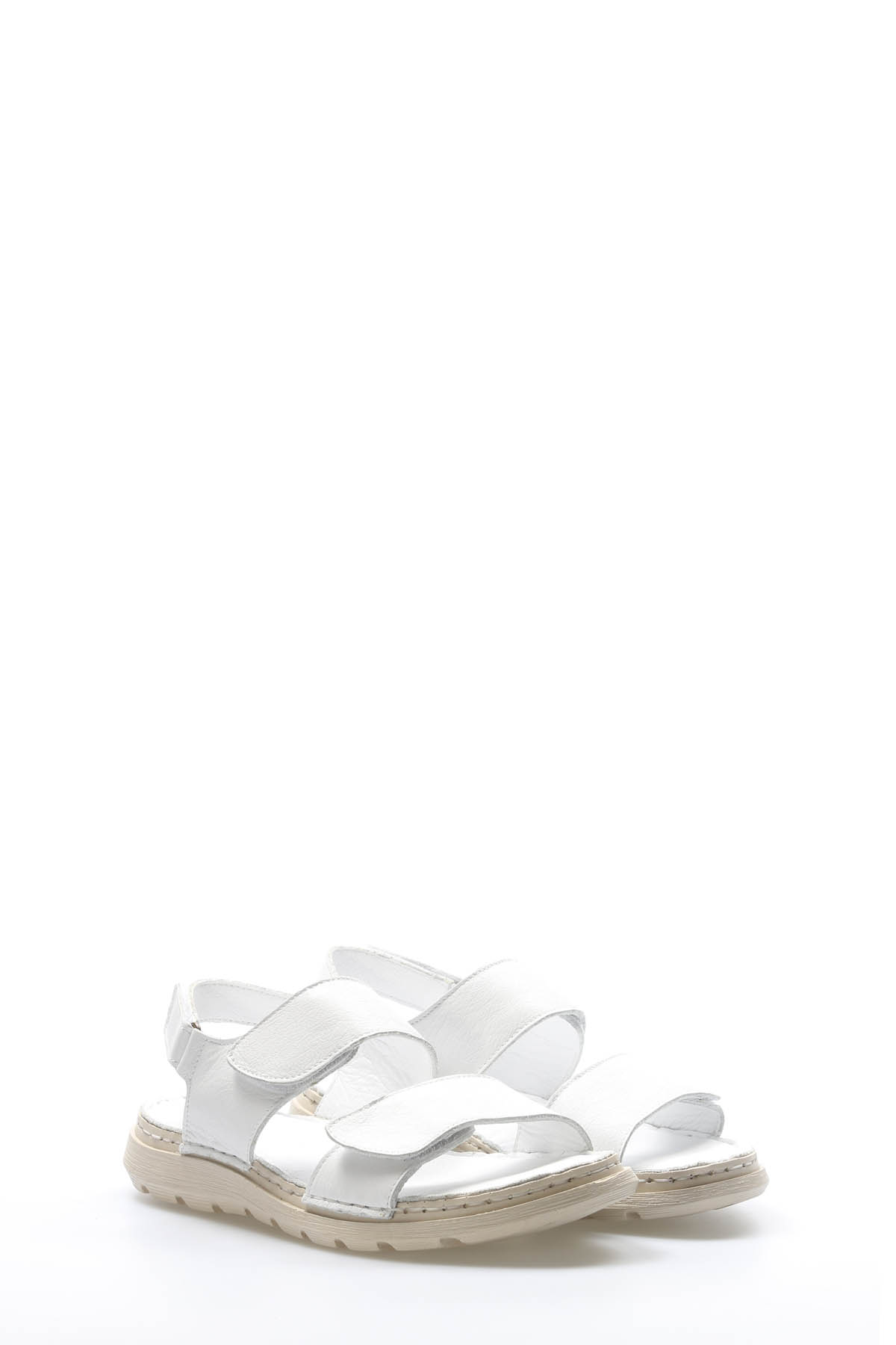 Hakiki Deri Kadın Klasik Sandalet 972ZA602 - Görsel 5