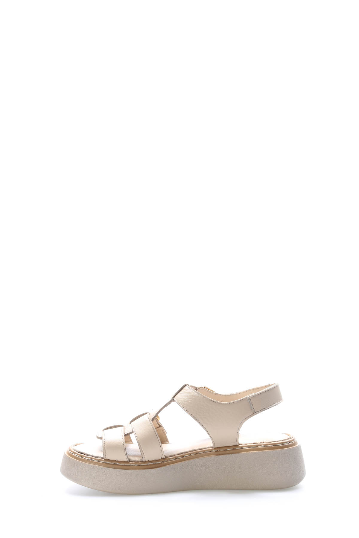 Hakiki Deri Kadın Klasik Sandalet 621ZA1169 - Görsel 3