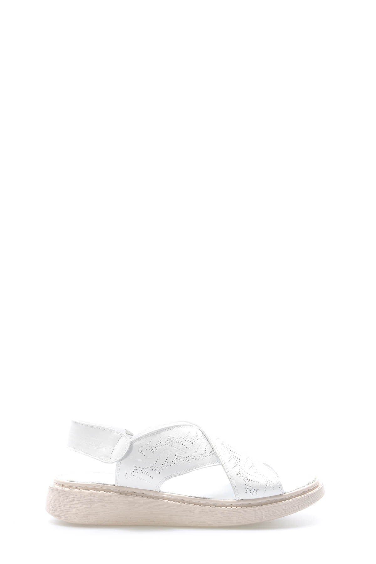 Hakiki Deri Kadın Klasik Sandalet 972ZA455 - Görsel 2