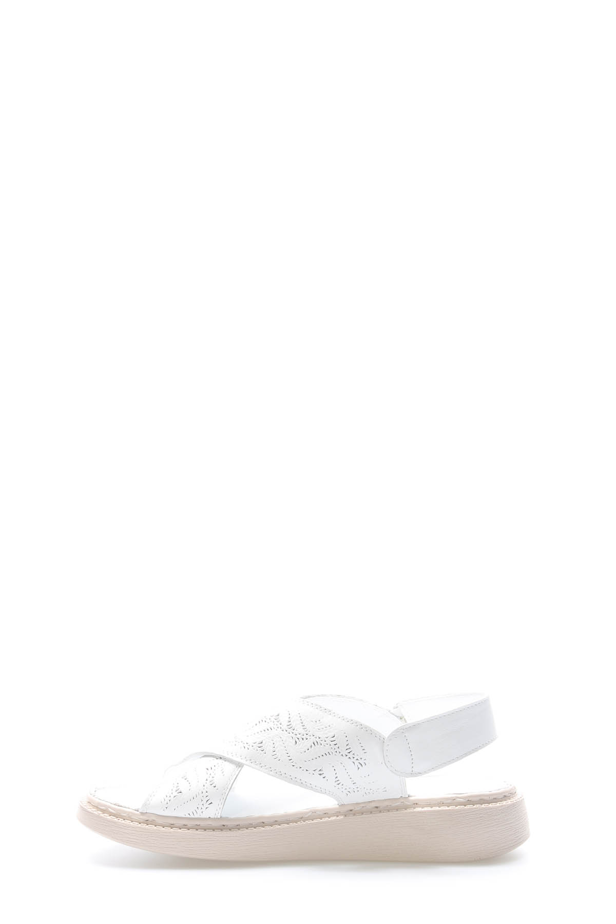 Hakiki Deri Kadın Klasik Sandalet 972ZA455 - Görsel 3