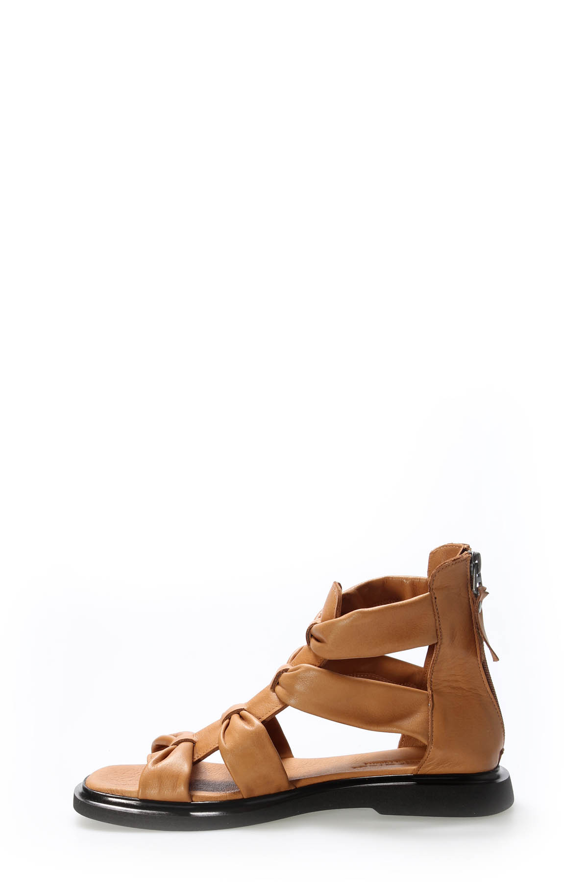 Hakiki Deri Kadın Klasik Sandalet 124ZA116 - Görsel 4