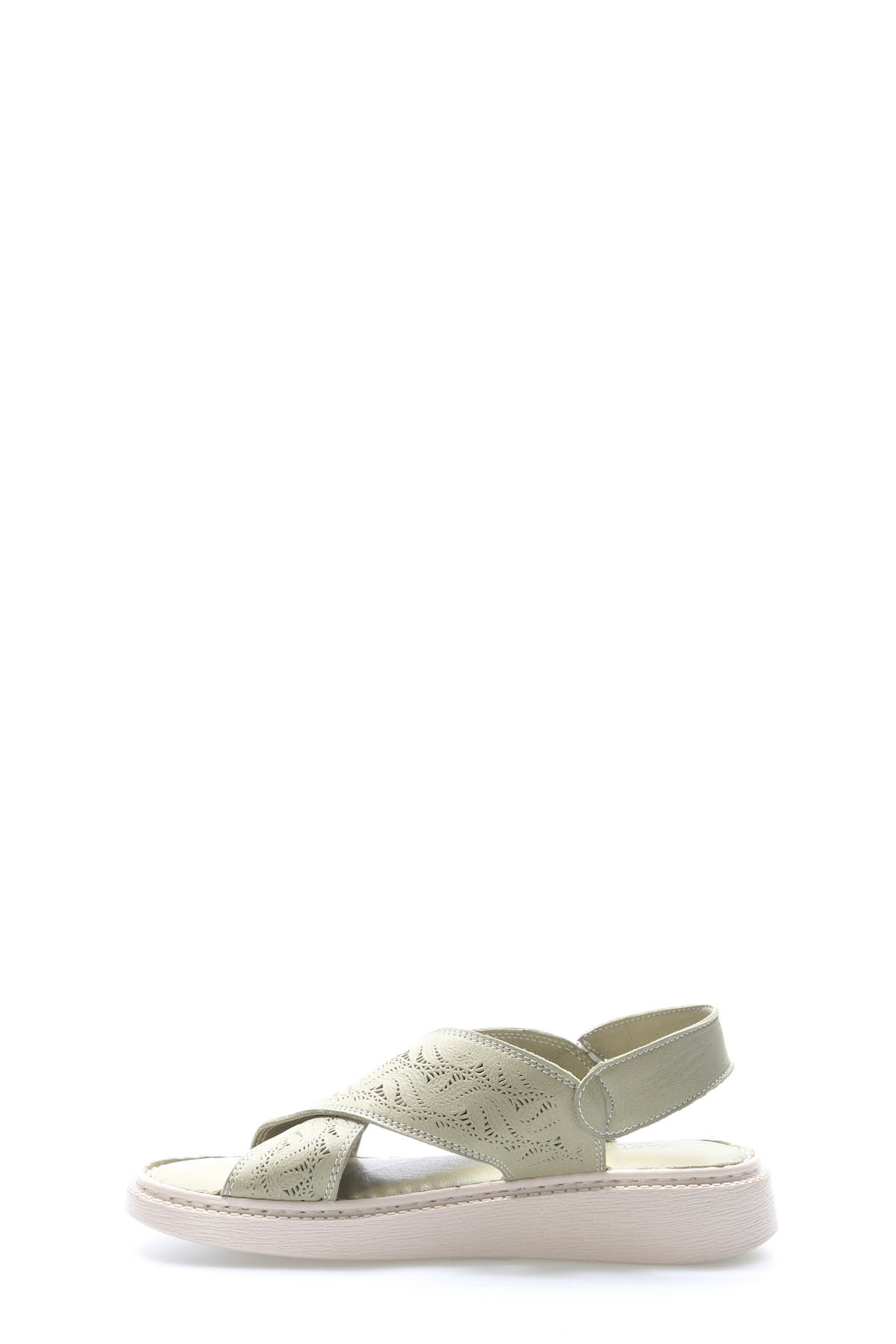 Hakiki Deri Kadın Klasik Sandalet 972ZA455 - Görsel 3